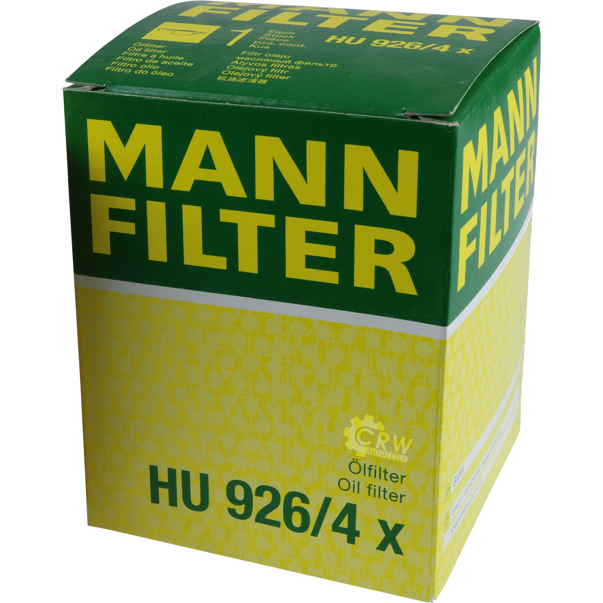 MANN-FILTER Ölfilter HU 926/4 x Oil Filter