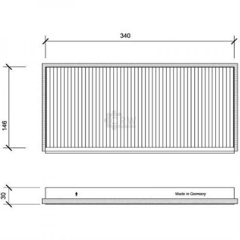 Filter Innenraumfilter Pollenfilter für Ford KA RB_ Fiesta IV JA_ JB_