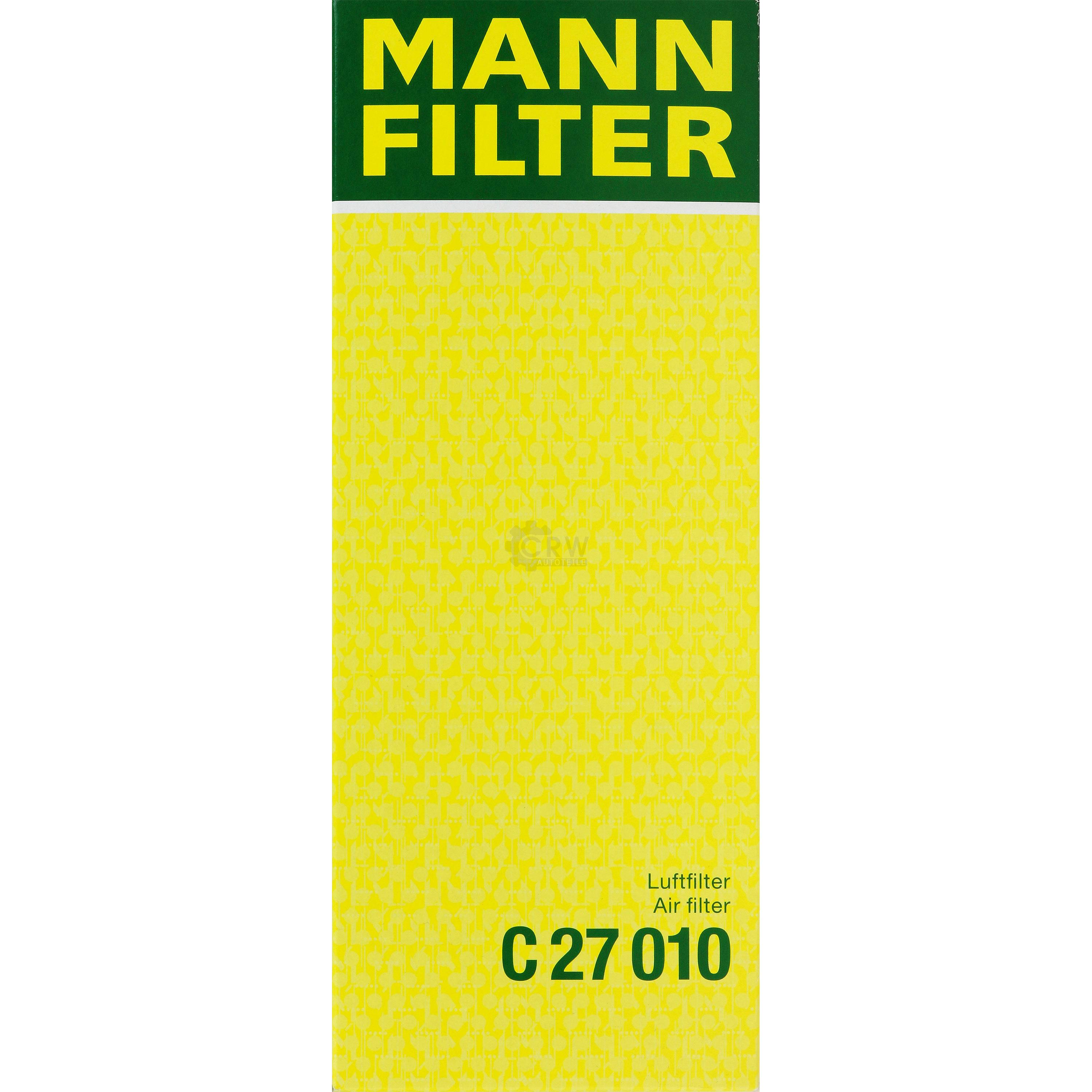 MANN-FILTER Luftfilter für Dacia Duster Sandero FS_ 1.5 dCi US_ Renault Logan I