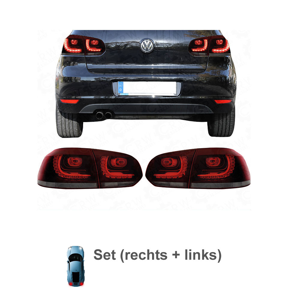2 x Rückleuchten Heckleuchte passend für VW Golf VI 5K1