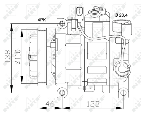 Kompressor Klimaanlage für Audi Allroad A6 Avant
