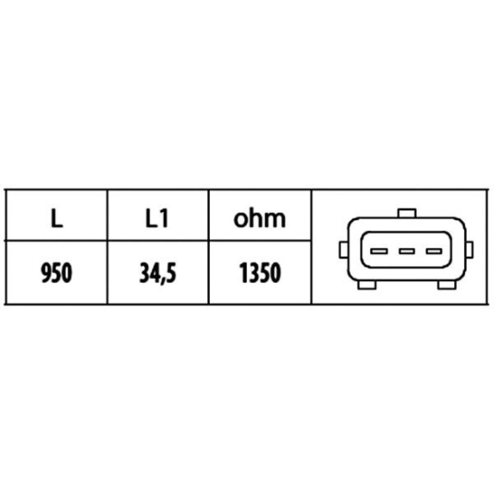 HELLA 6PU 009 146-451 Impulsgeber, Kurbelwelle