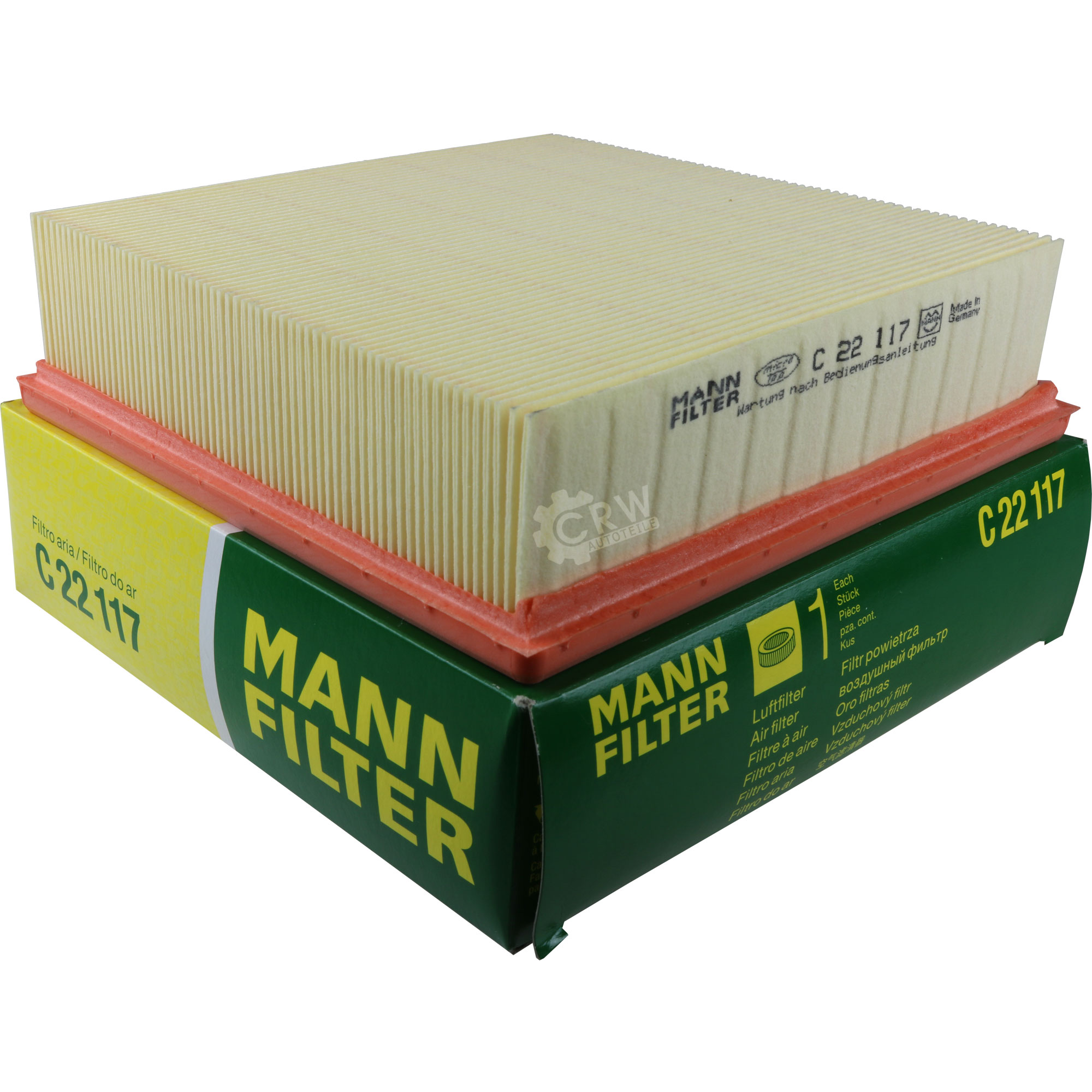 MANN-FILTER Luftfilter für Lada Niva 2121 1700 i 4x4 Kalina Kombi 2194 1.6 1117