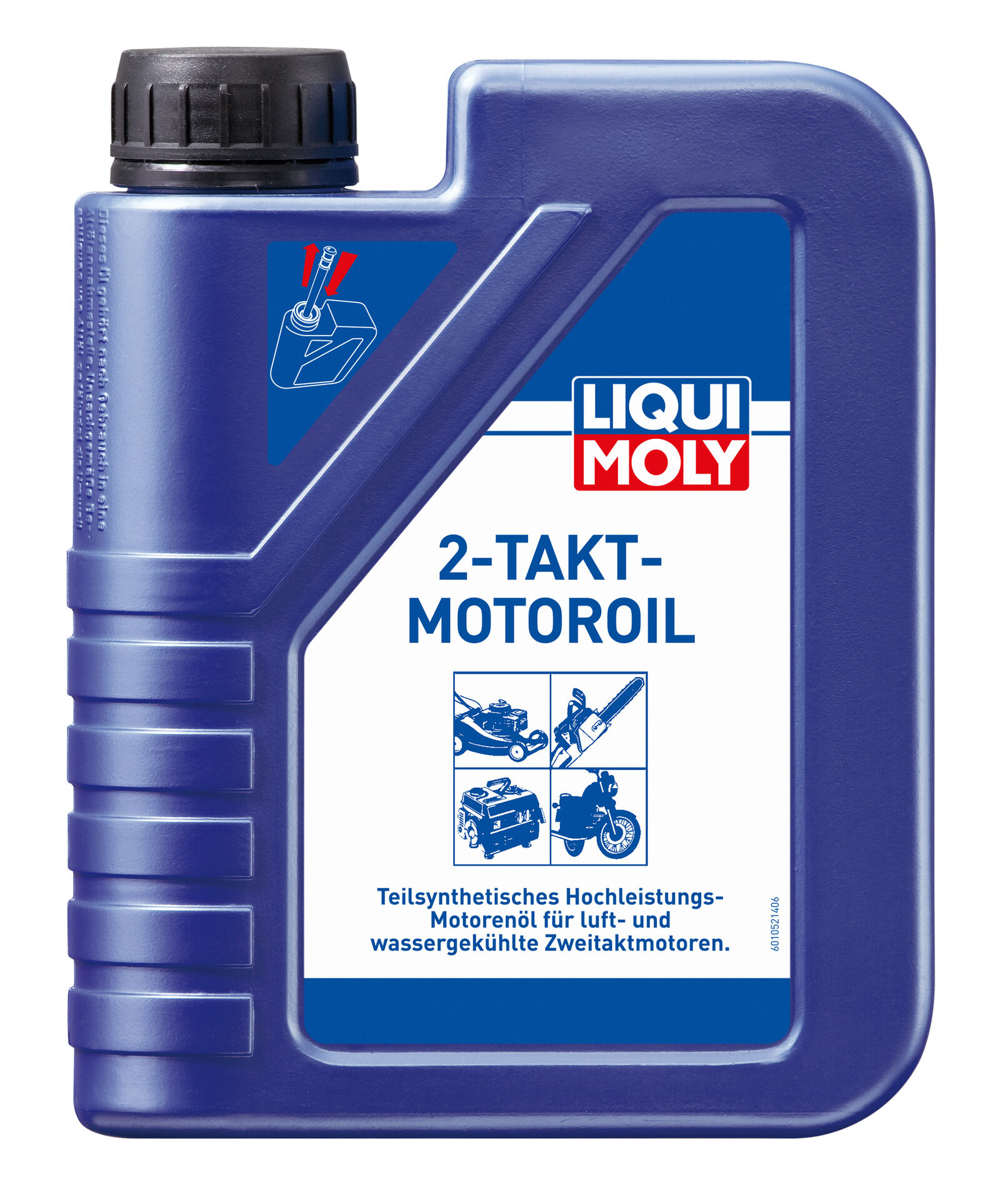 Liqui Moly 1L 2-Takt-Hochleistungs-Motorenöl selbstmischend Rasenmäher Motorsäge