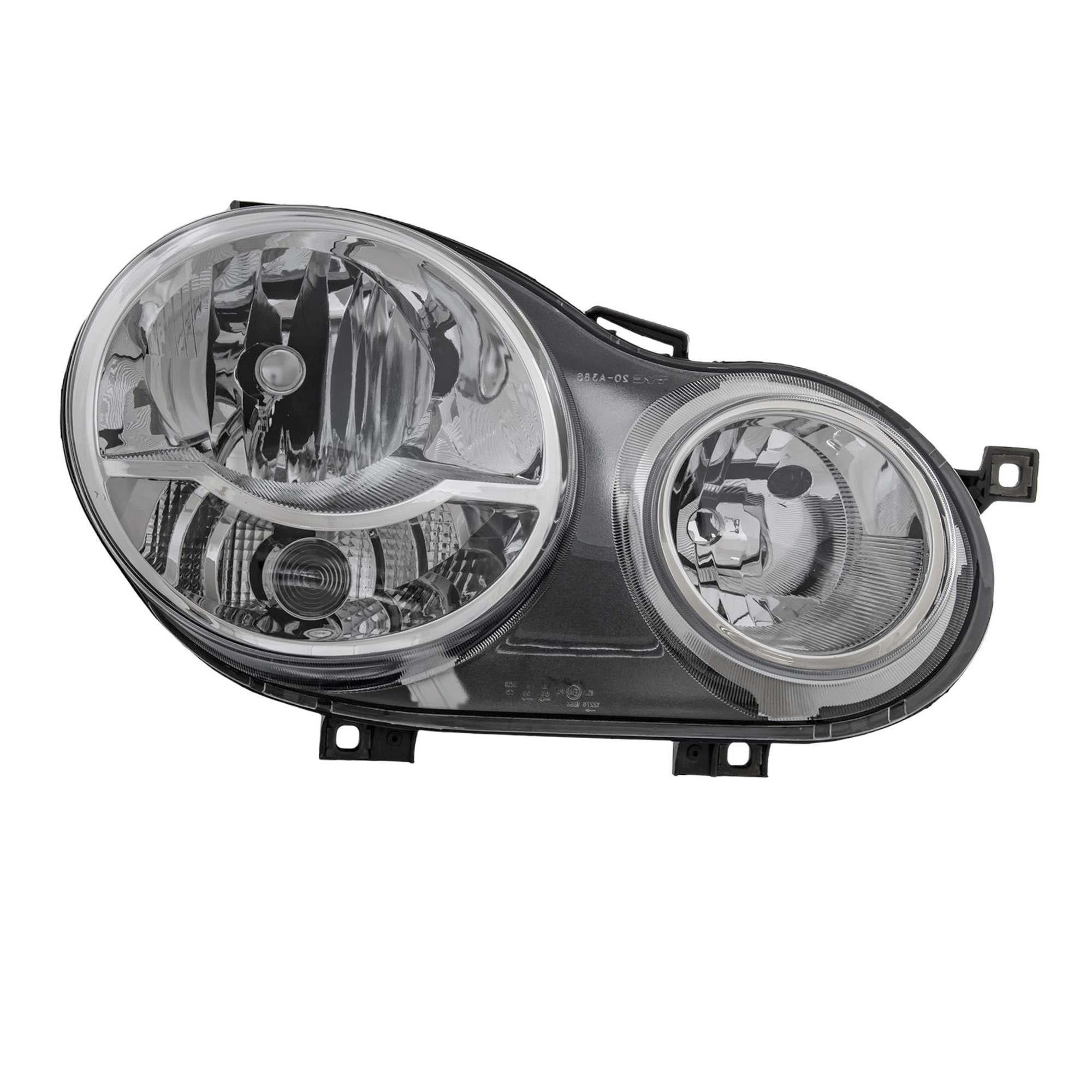 Halogen Scheinwerfer rechts für VW POLO 02 (9N) Bj. 10/01-04/05 H7/H1 mit Motor