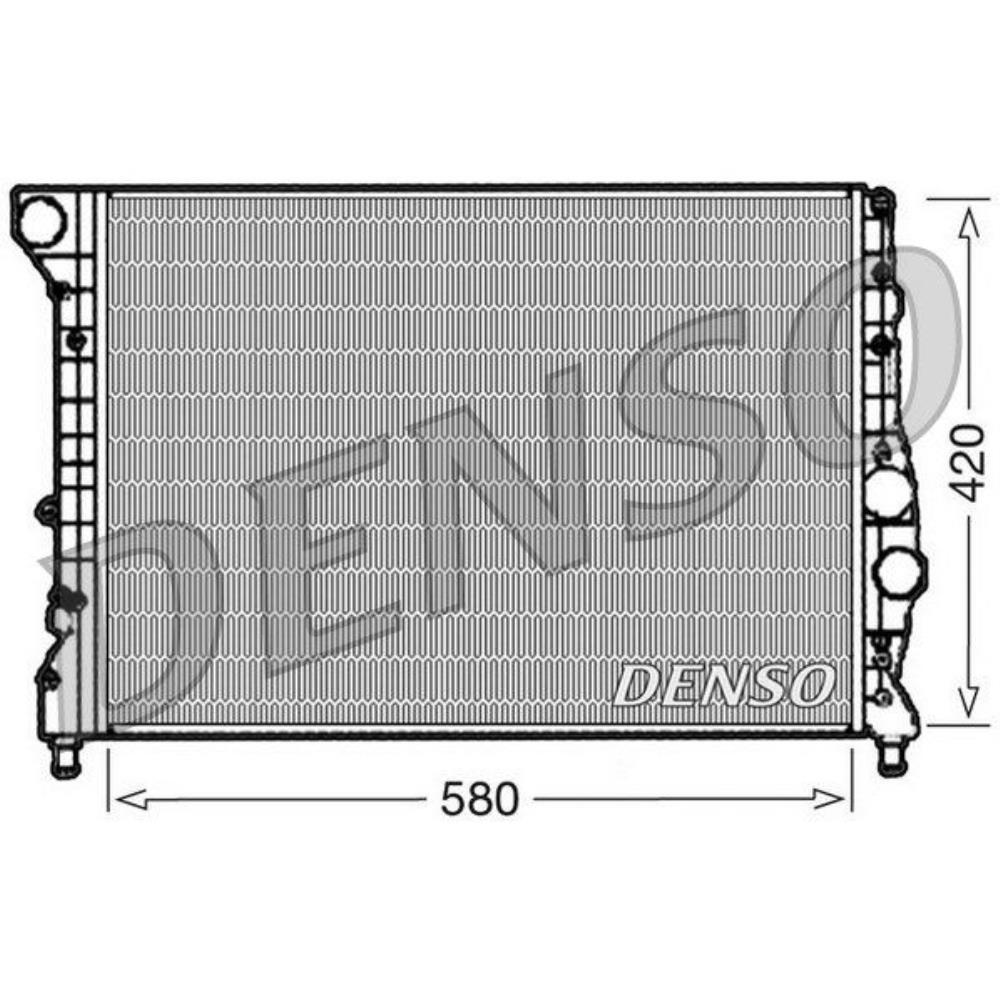 DENSO Wasserkühler Motorkühler Alu für Alfa Romeo 147 937 1.9 JTD 937_ GT