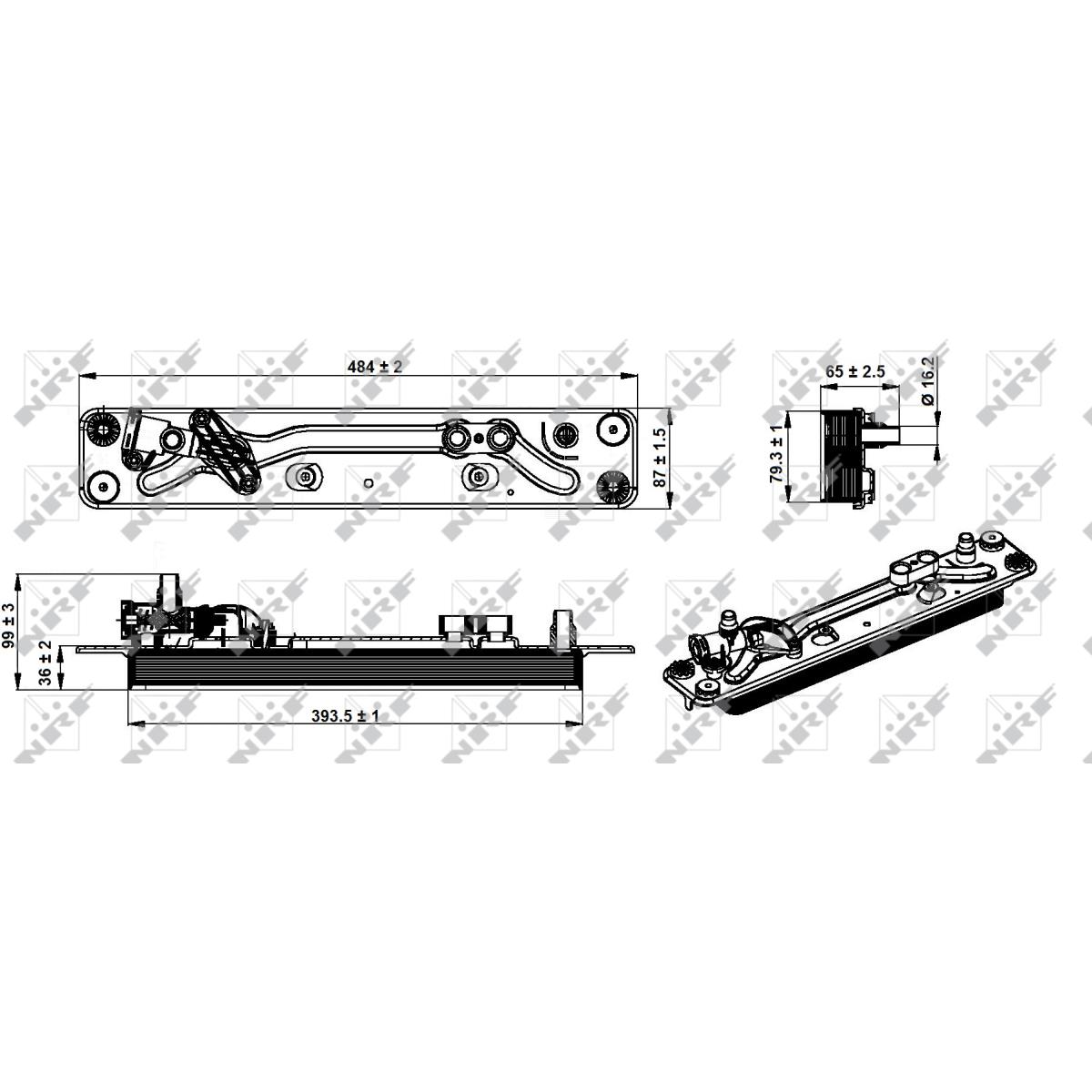 Ölkühler Automatikgetriebe 31285 für BMW X6 E71 E72 X5 E70