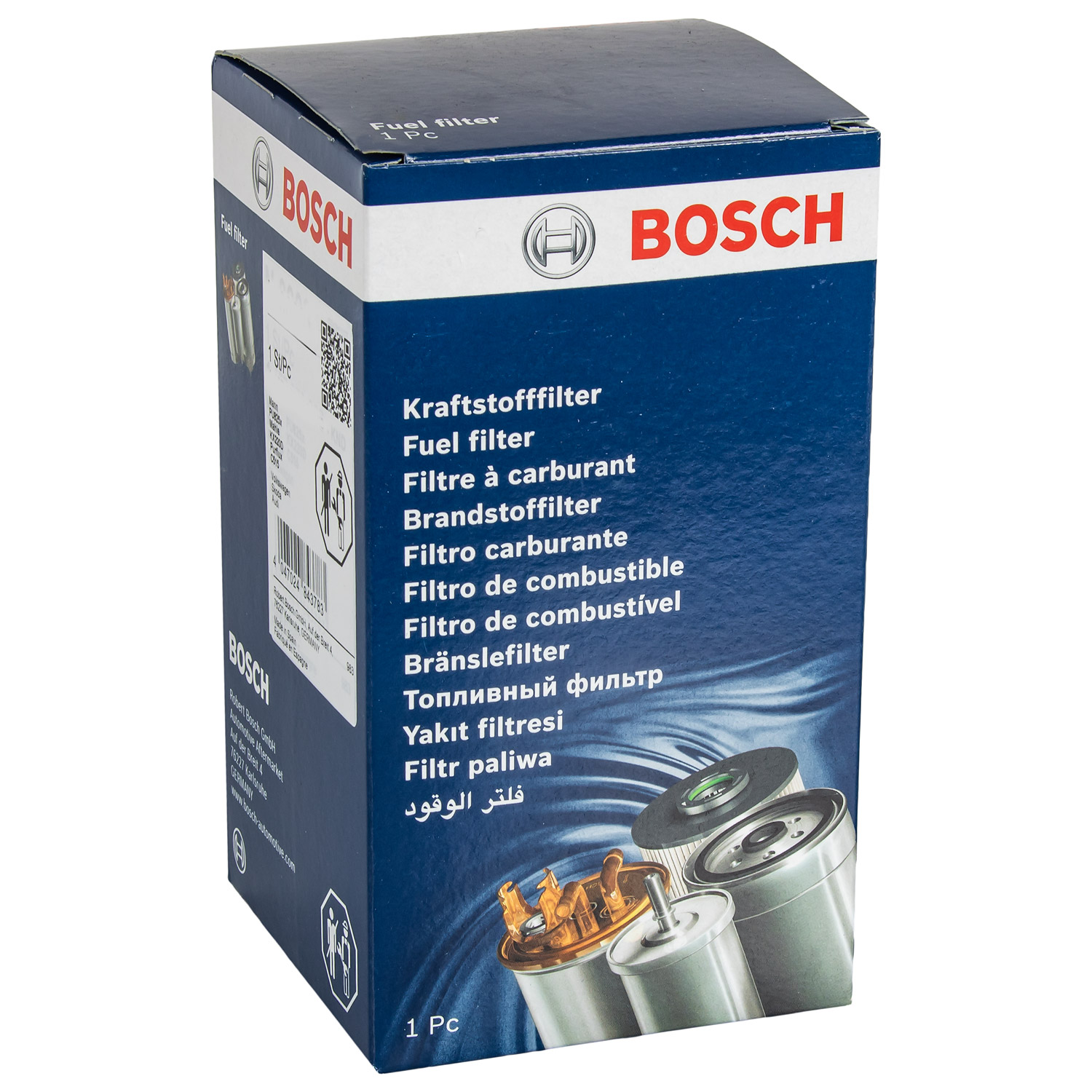 BOSCH Kraftstofffilter für VW Polo Skoda Fabia II Combi Audi A1 Seat Ibiza IV