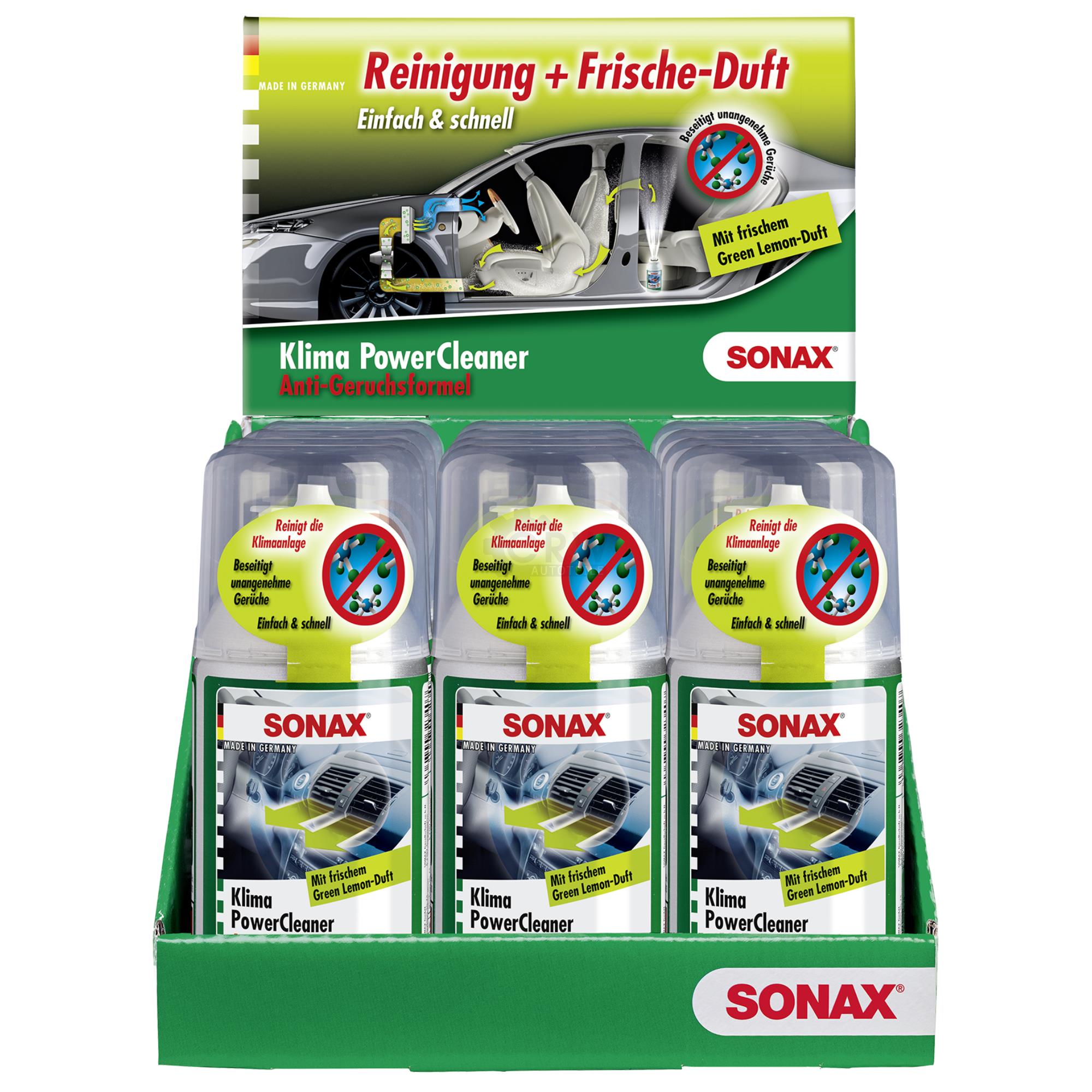 SONAX KlimaPowerCleaner AirAid Green Lemon Klimaanlagenreiniger 100 ml