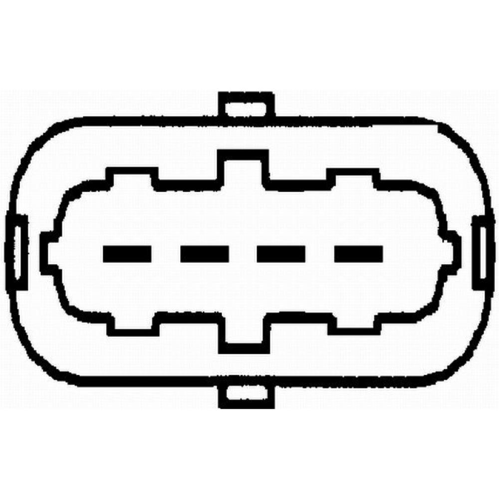 Luftmassenmesser 8ET 009 142-731 für Alfa Romeo 146 930_ 145 930 Opel Astra G Caravan F35_ Corsa C Kasten F08 W5L A H00