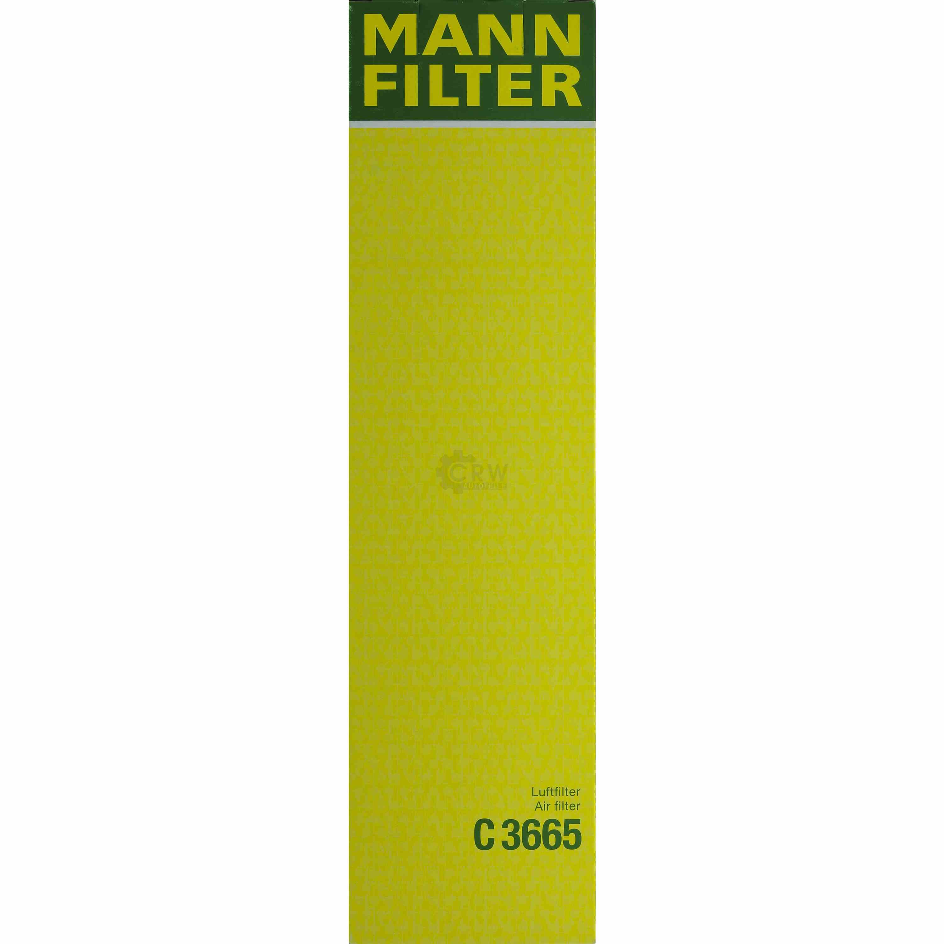 MANN-FILTER Luftfilter für Ford Escort II ATH 2.0 RS Capri ECJ 1600 GECP 1.6