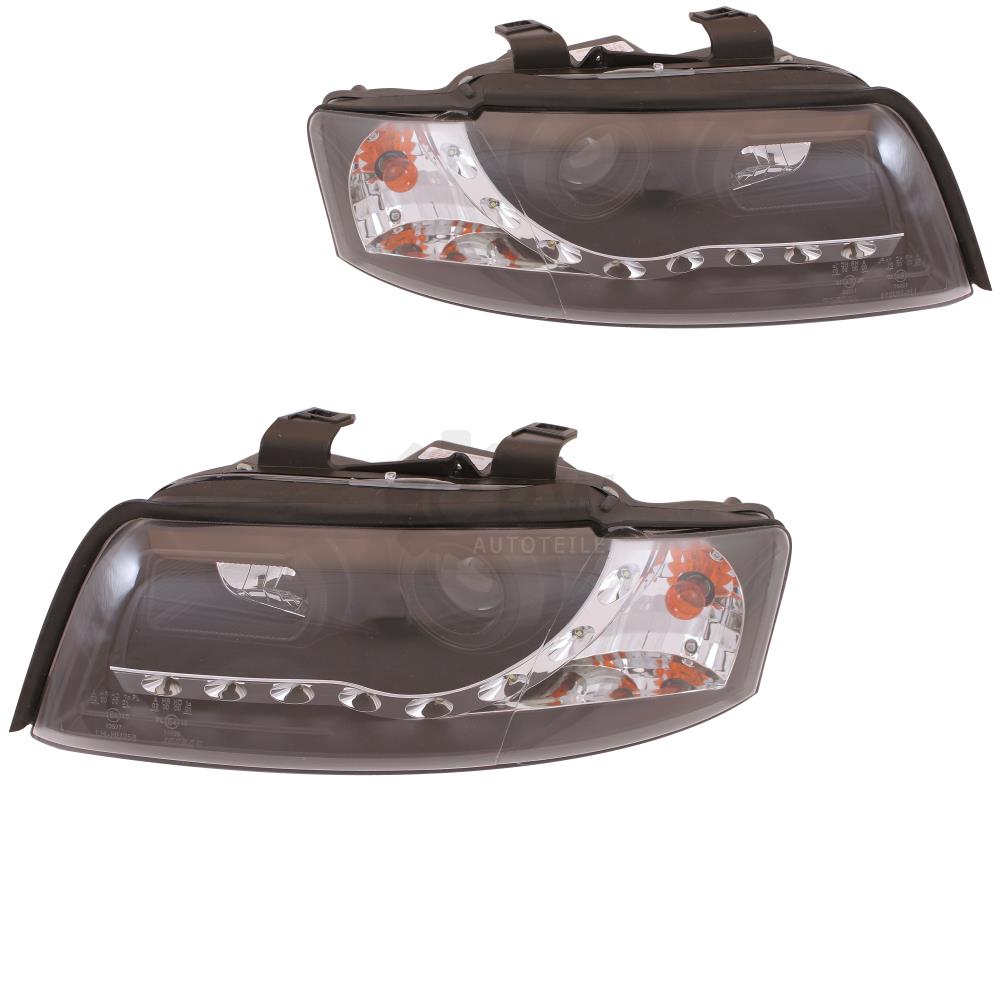 Scheinwerfer Set für Audi A4 B6 8E 00-04 Limo/Avant LED Dragon Lights 
