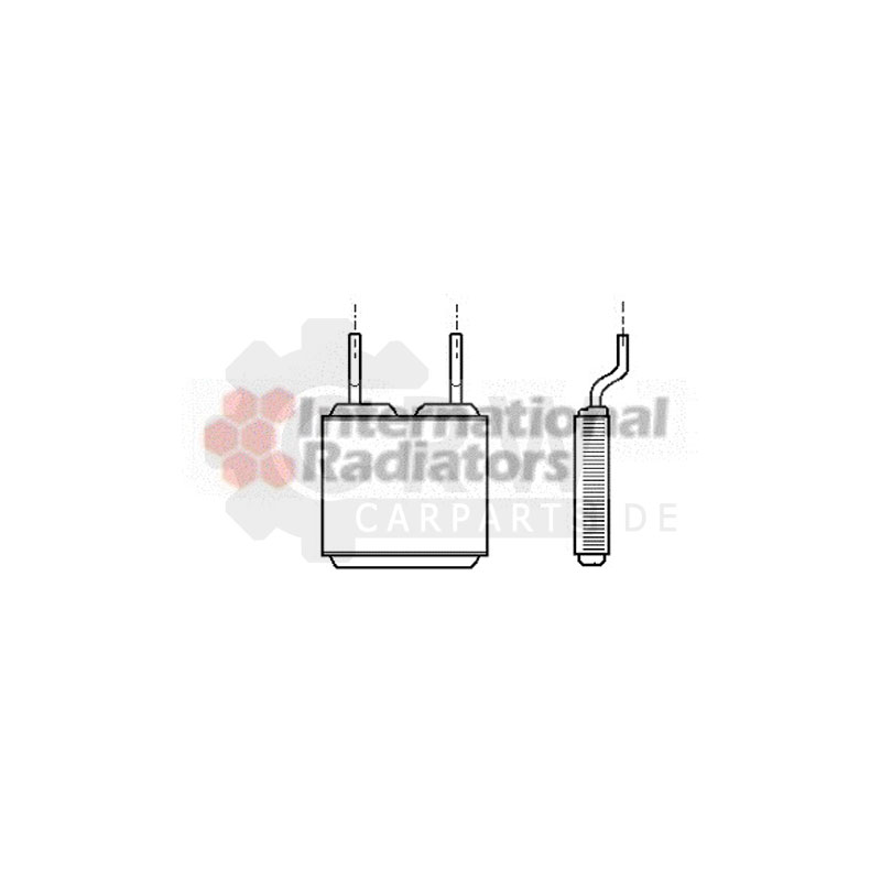 Wärmetauscher Innenraumheizung für Opel Corsa B 73_ 78_ 79_ 1.0i 12V 1.4i