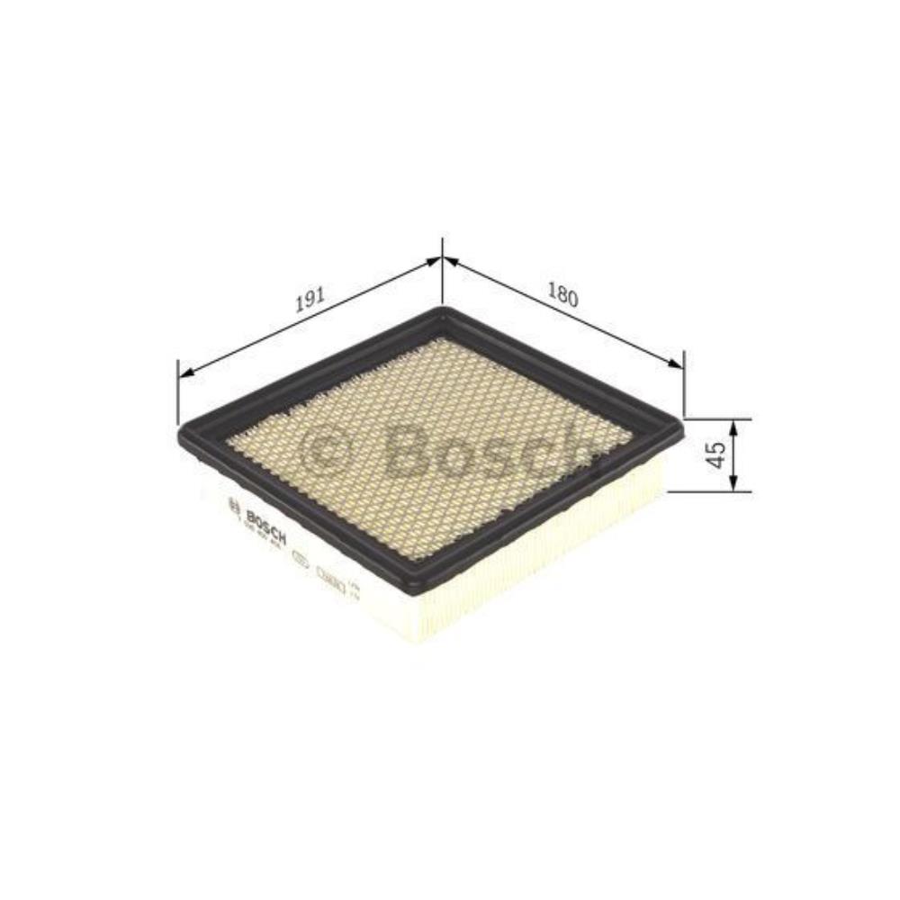 BOSCH Luftfilter passend für Opel Ampera Chevrolet Volt