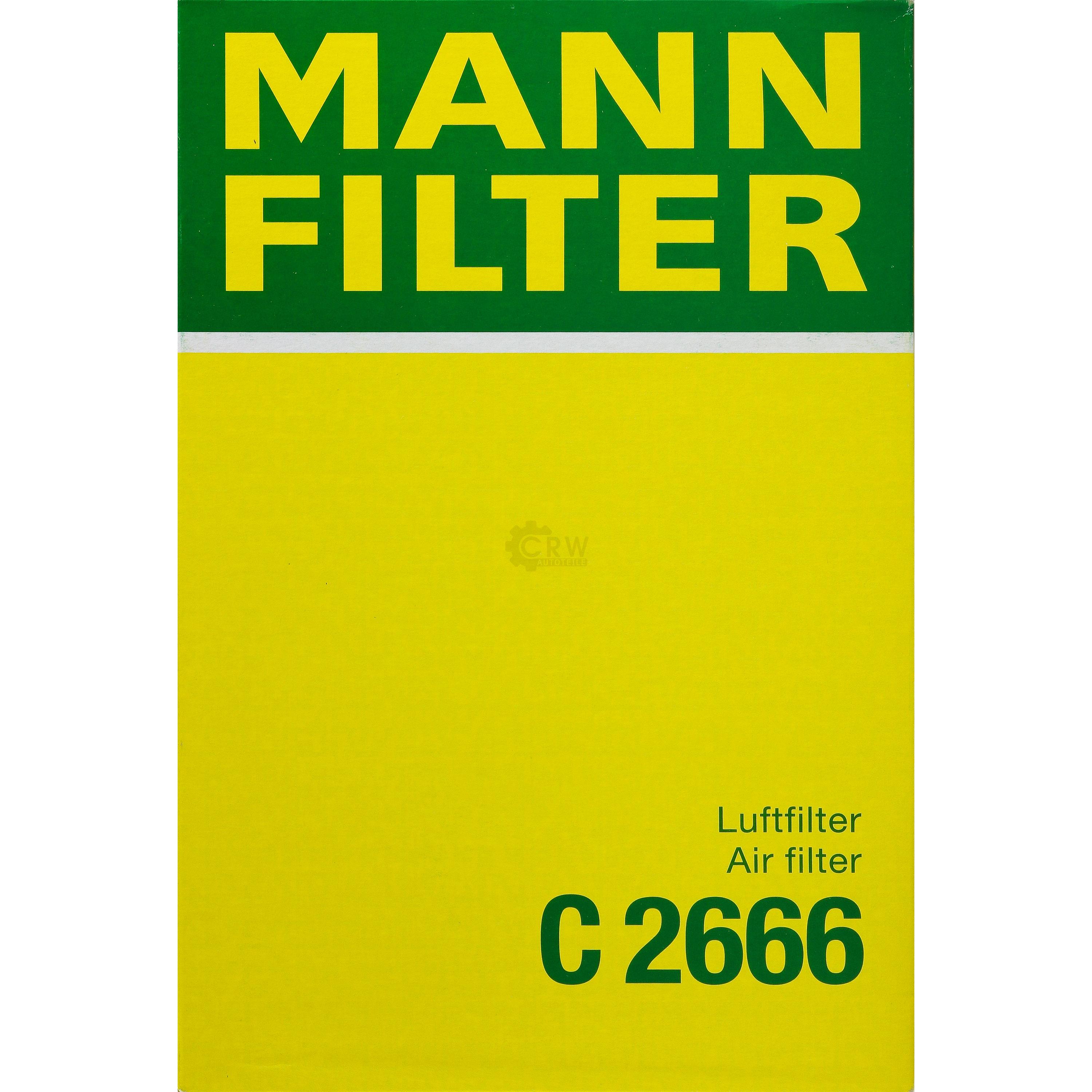 MANN-FILTER Luftfilter für Mazda MX-5 II NB 1.6 16V 1.8 626 V Hatchback GF 2.0