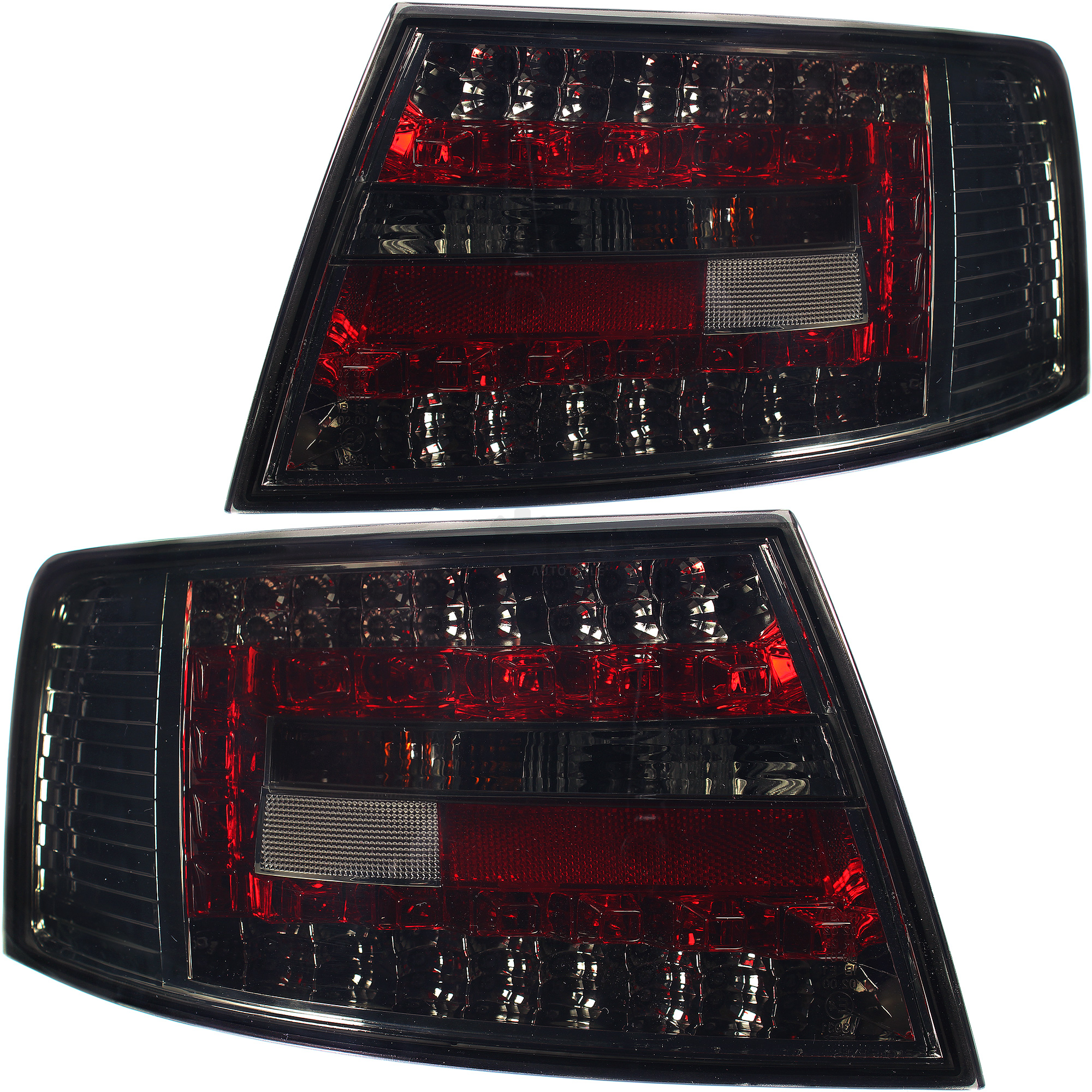 Rückleuchten Set Satz LED für Audi A6 4F Limousine Bj. 04-08 smoke schwarz 6 Pin