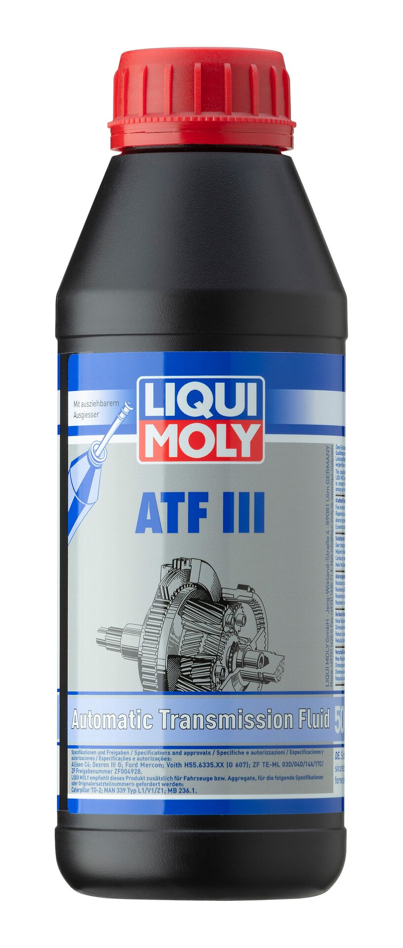 Liqui Moly ATF III Kanister Automatikgetriebeöl Getriebeöl Synthetisch 500 ml