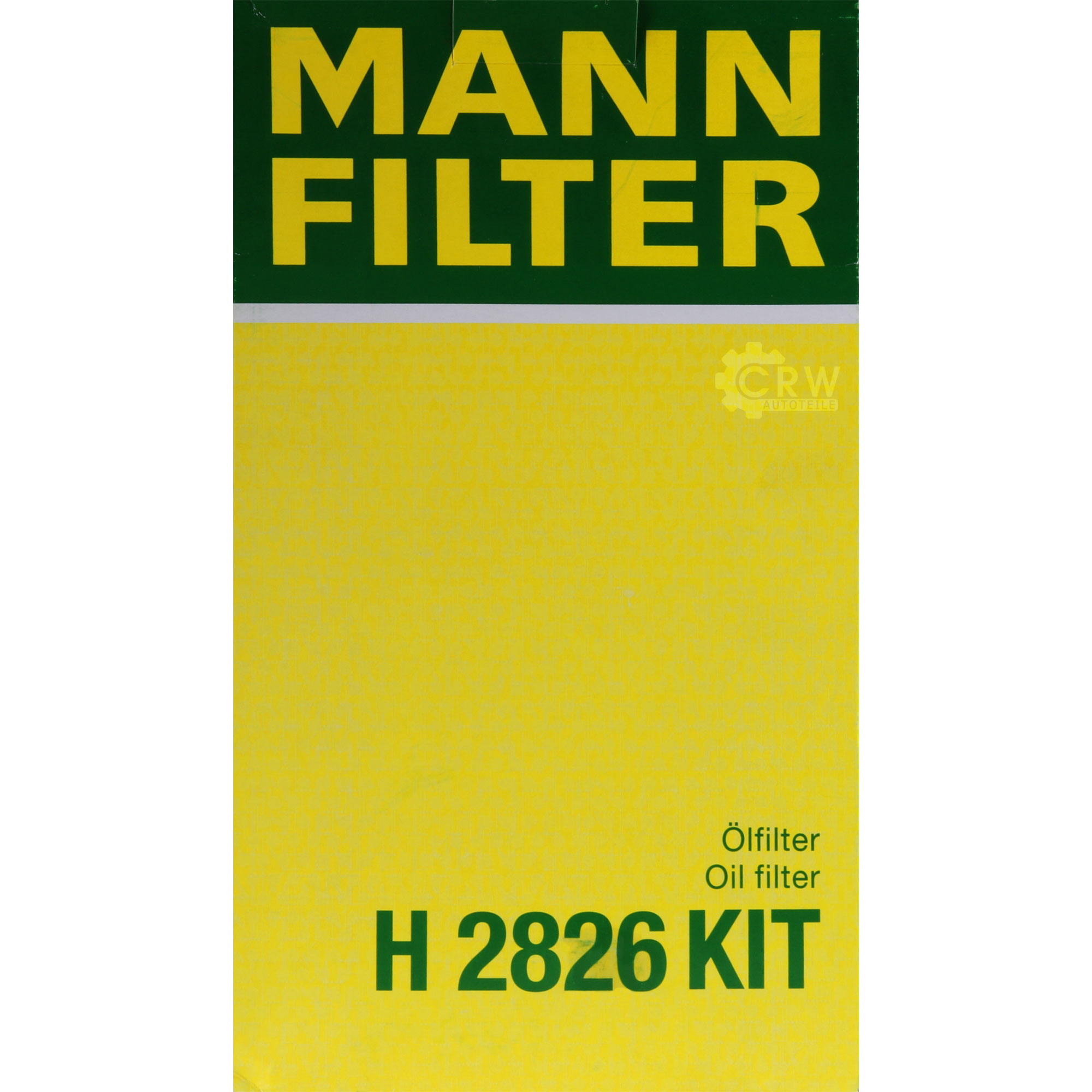 MANN-FILTER Getriebeölfilter für Automatikgetriebe H 2826 KIT