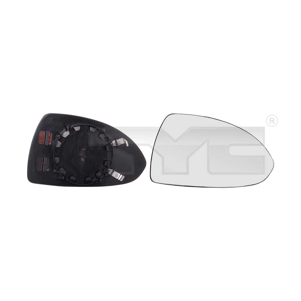 TYC Spiegelglas Außenspiegel links für Opel Corsa D S07 X15 325-0092-1