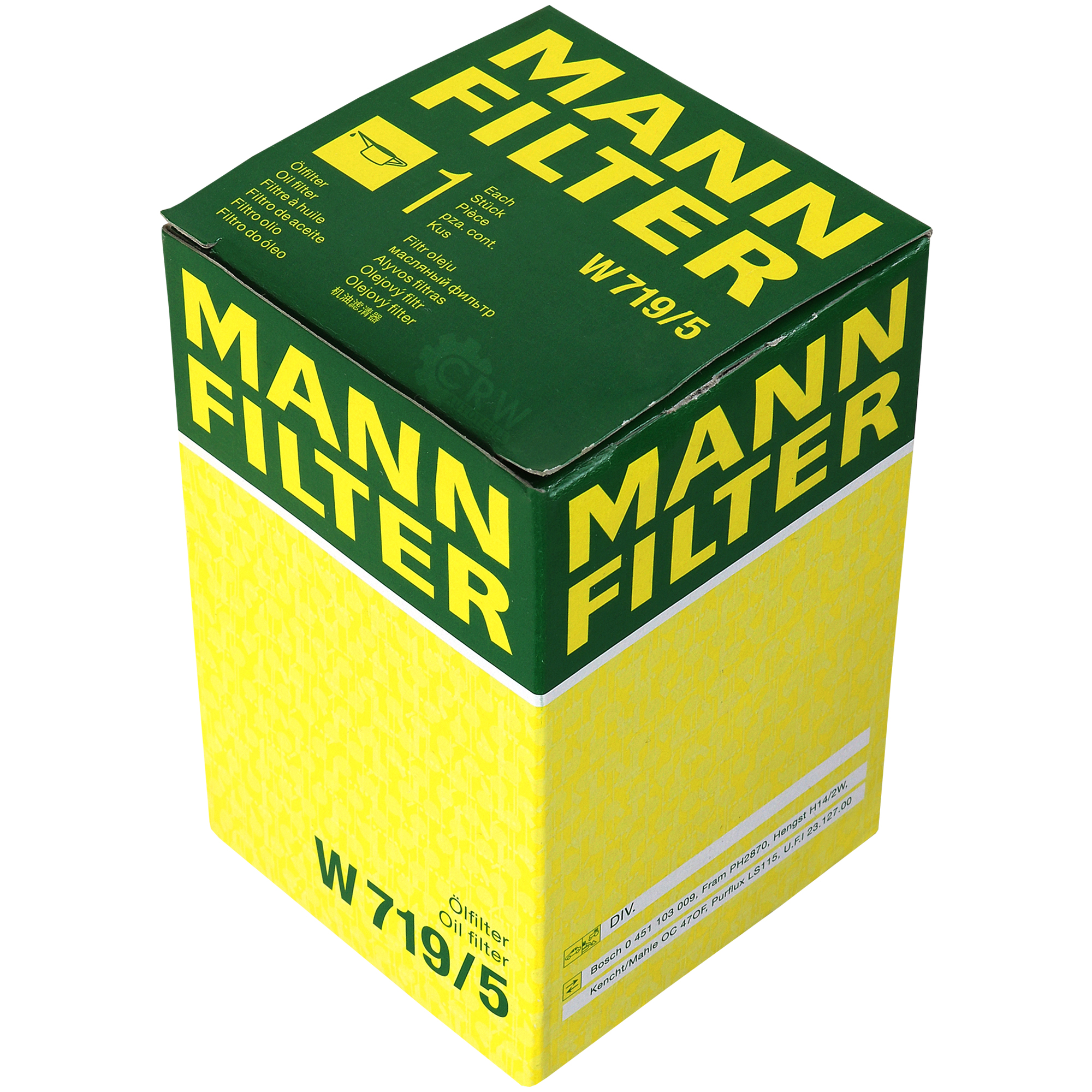 MANN-FILTER Ölfilter W 719/5 Oil Filter