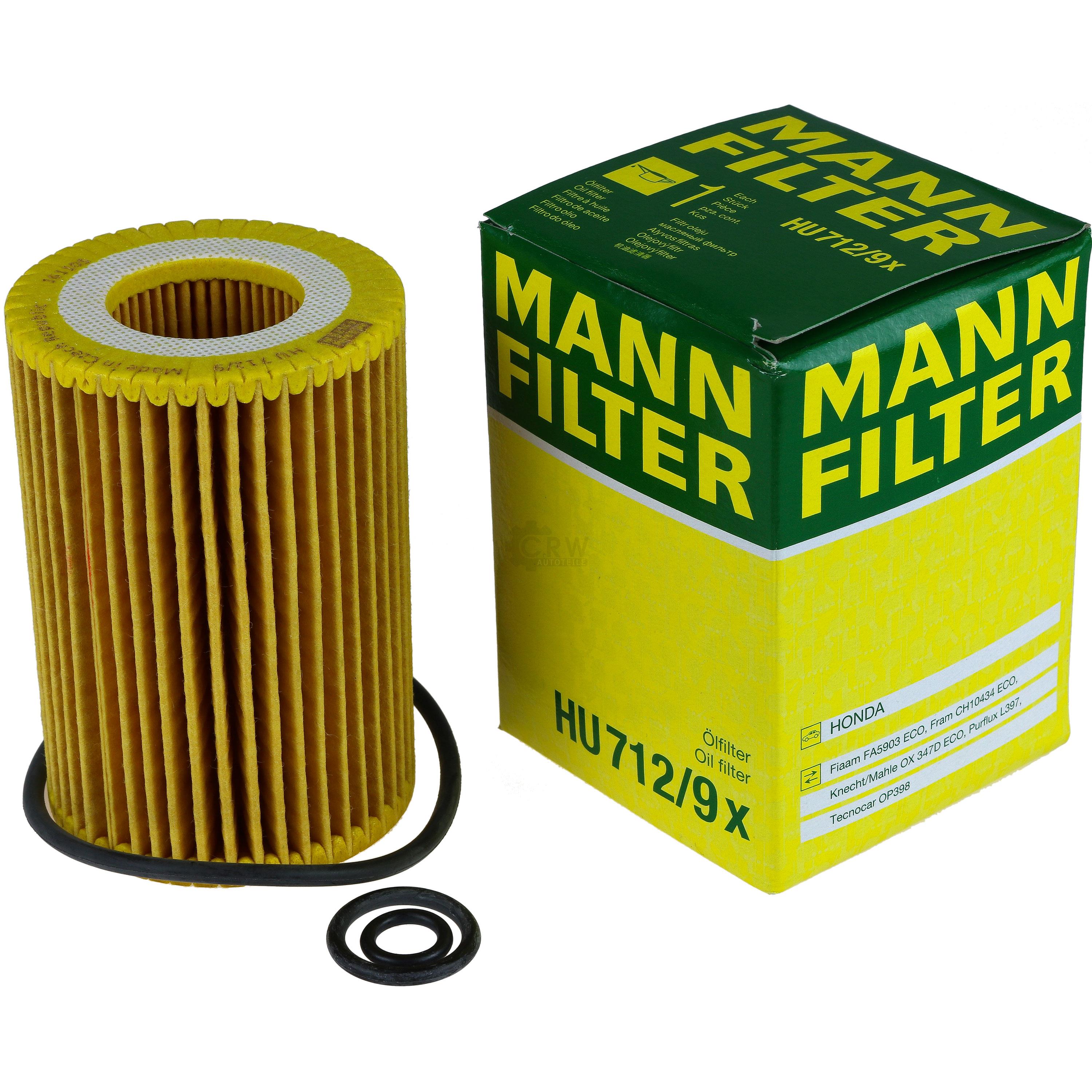 MANN-FILTER Ölfilter HU 712/9 x Oil Filter