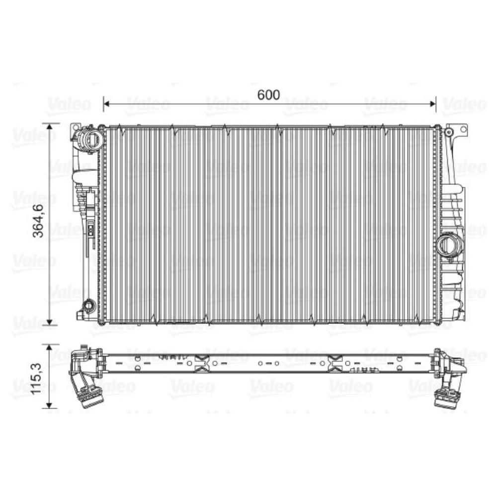 VALEO Kühler Wasserkühler Motorkühler für BMW 1er F20 116i 116d 118d F21