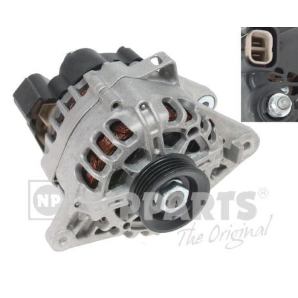 NIPPARTS Generator Lichtmaschine 90A 12V für KIA Sportage Hyundai Accent III