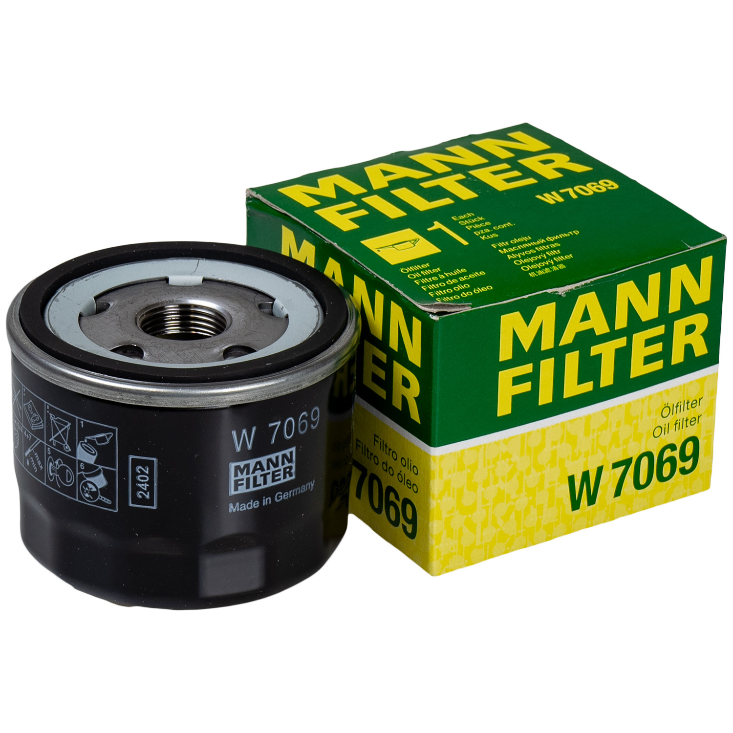 MANN-FILTER W 7069 Ölfilter für Honda CR-V IV RM_ RE HR-V RU FK FB FG Ssangyong Tivoli XLV Geländewagen Geschlossen