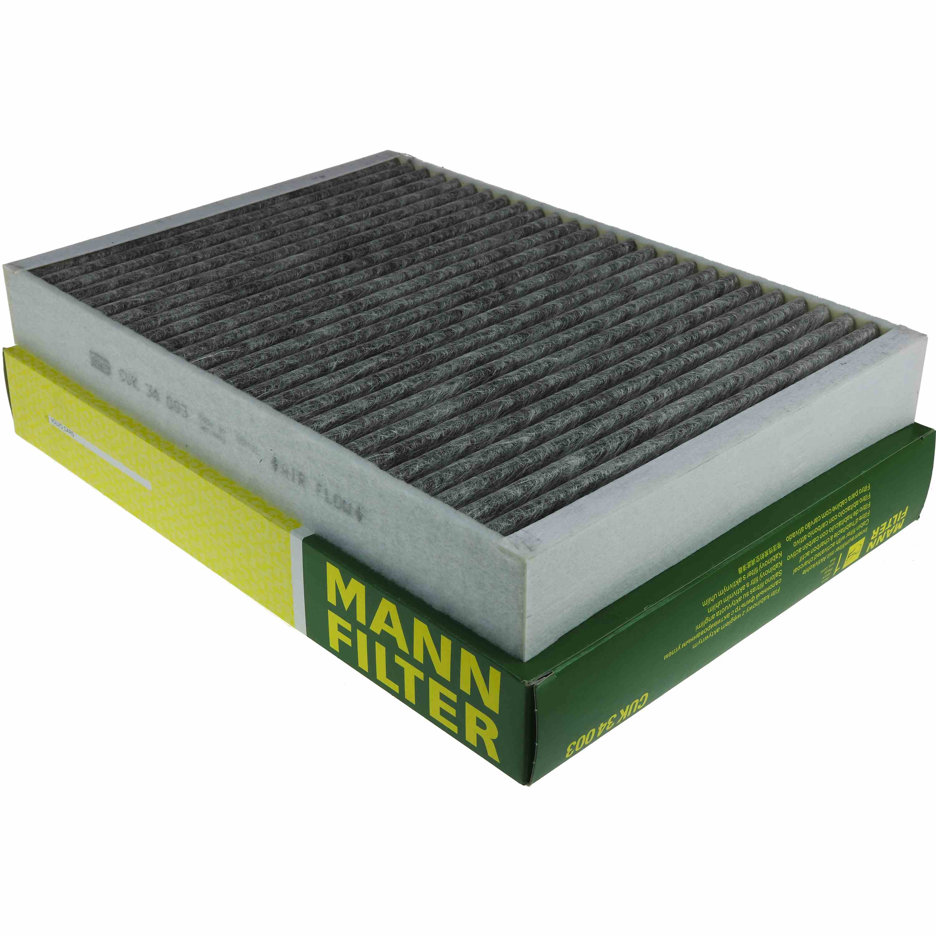 MANN-FILTER Innenraumfilter Pollenfilter Aktivkohle CUK 34 003