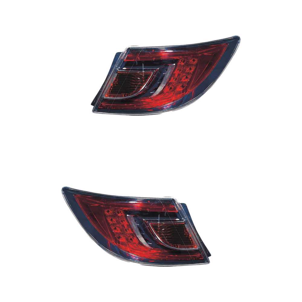 Rückleuchten Heckleuchten Set links & rechts rot für Mazda 6