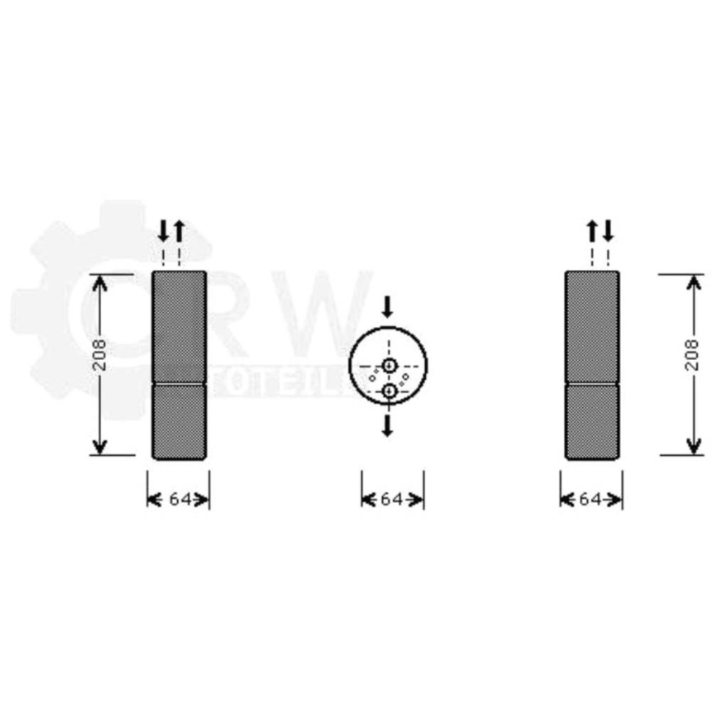Trockner Klimaanlage Klimatrockner für Mercedes-Benz Vario Bus Sprinter 2-T
