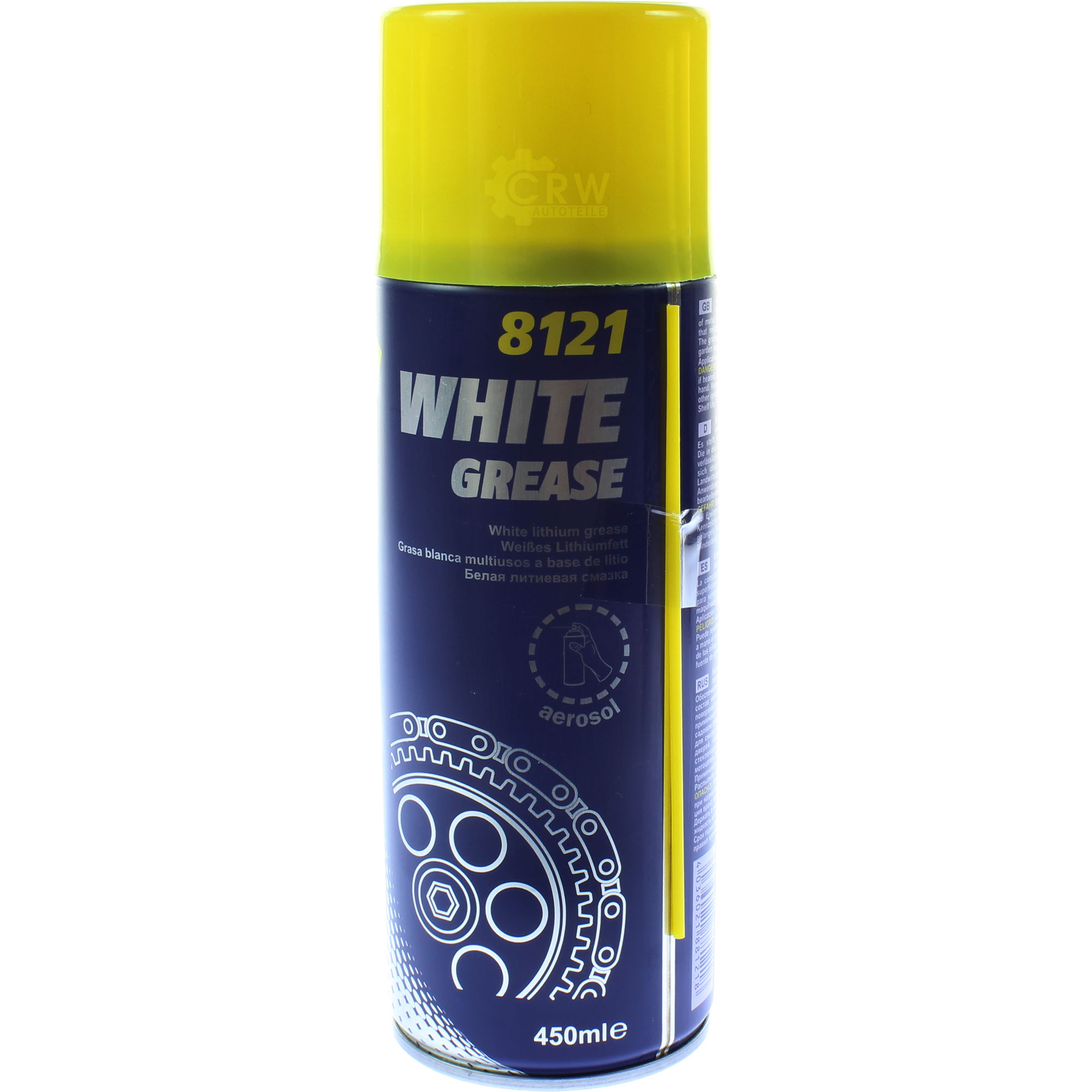 450ml MANNOL 8121 Schmierung White Grease Schmierfett Lithiumfett Fettspray