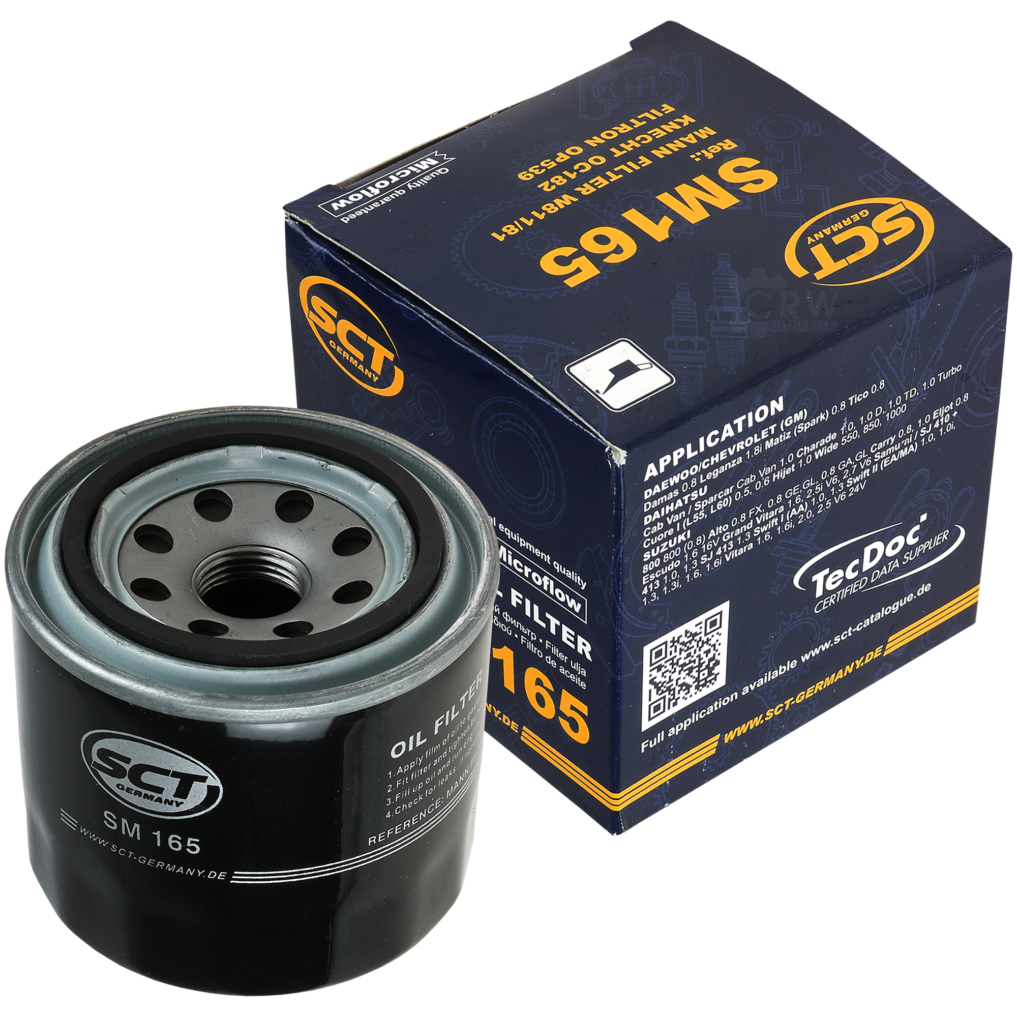 Ölfilter für Suzuki Swift II Schrägheck EA MA 1.0i 1.3 Grand