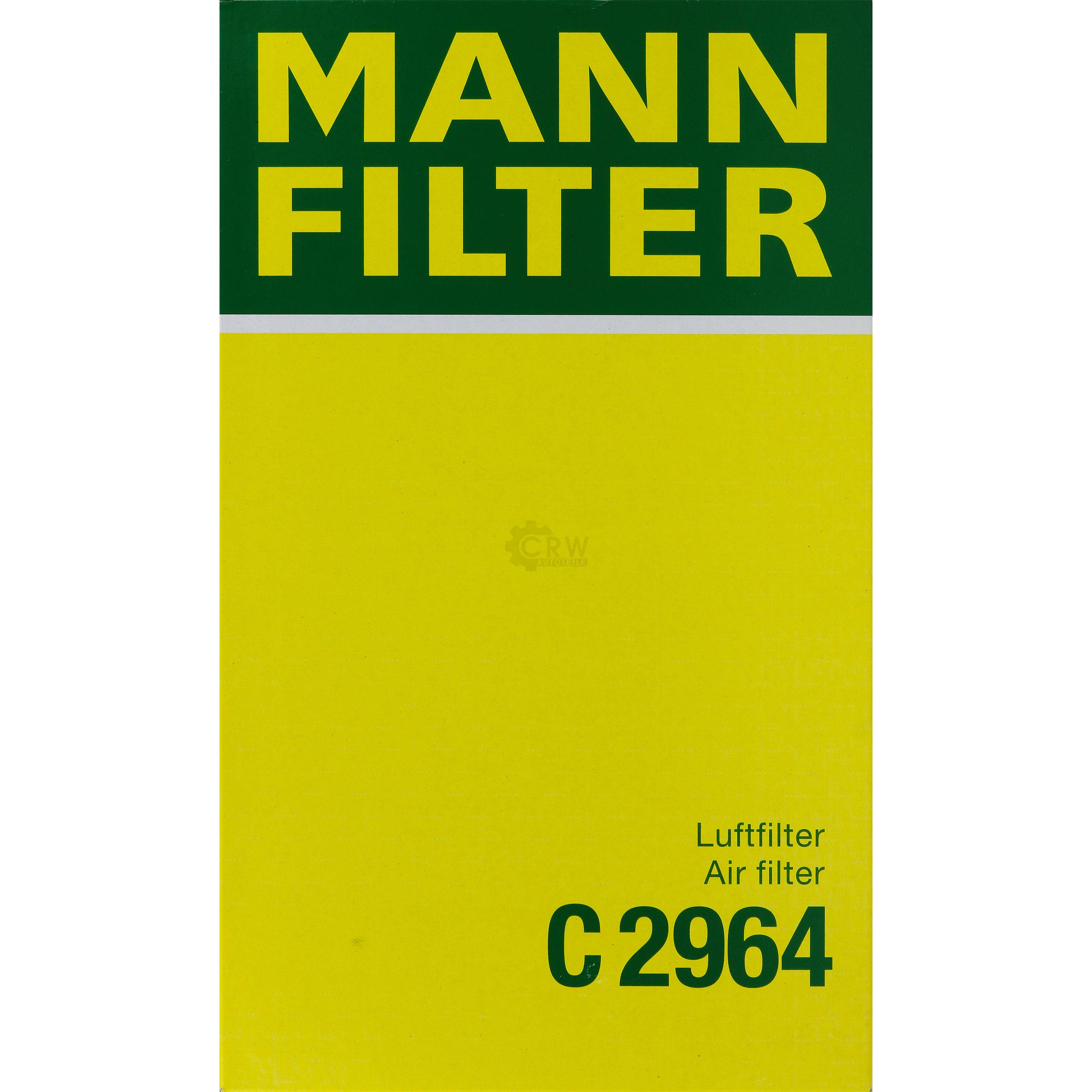 MANN-FILTER Luftfilter für Nissan Almera Tino V10 1.8 2.0 N16 1.5 T30 2.2 dCi