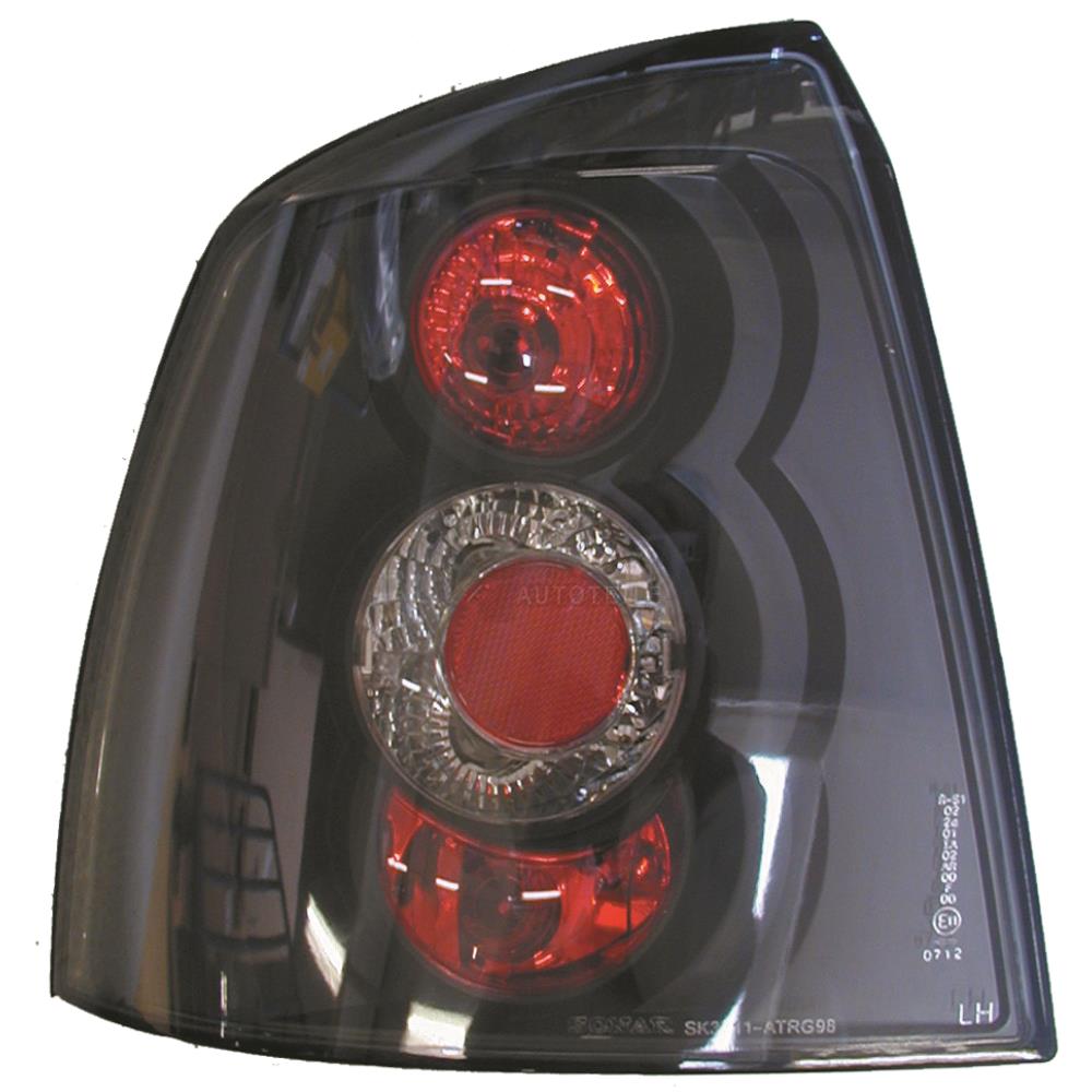 Rückleuchten Set links & rechts für Opel Astra G 97-04 Klarglas schwarz SONAR JI6