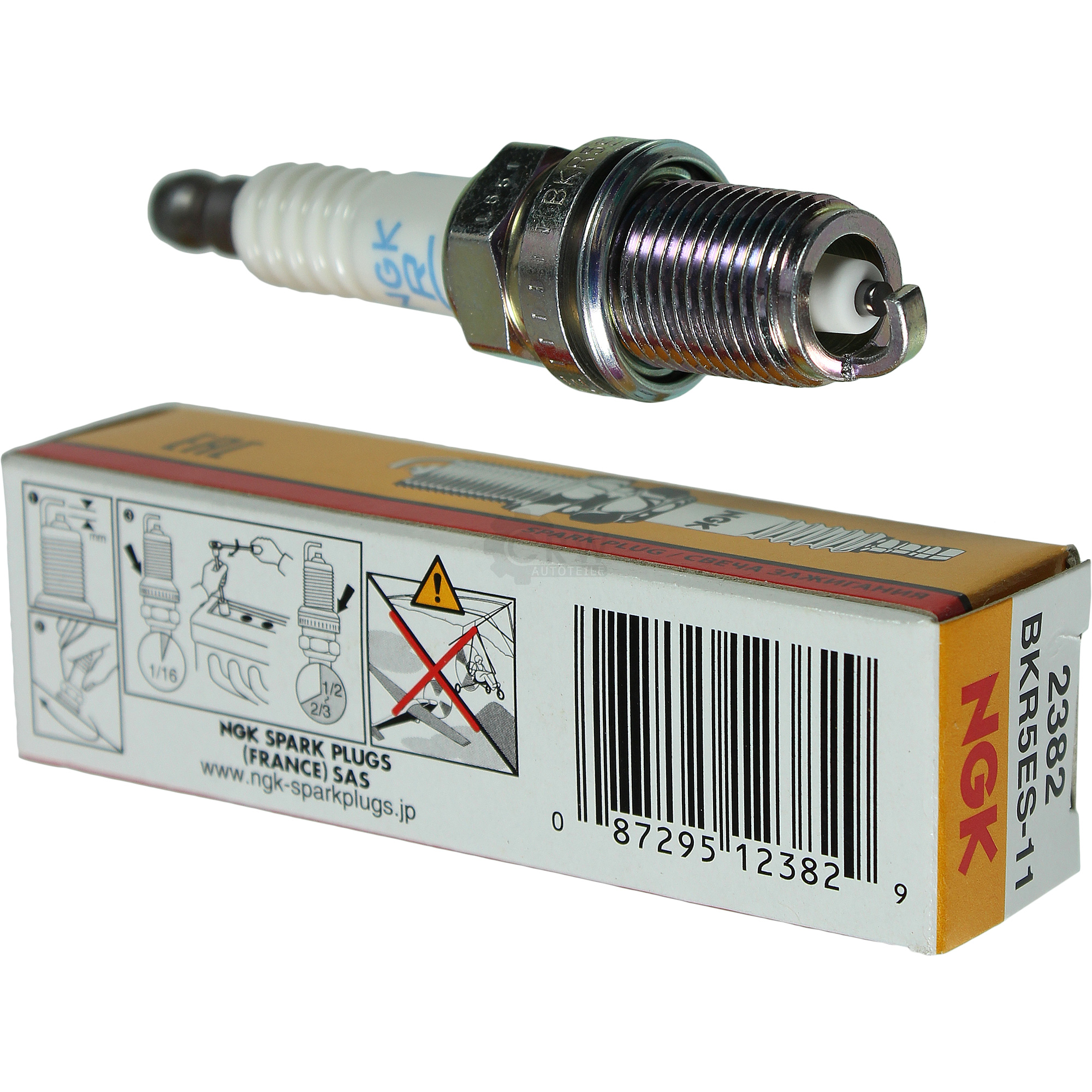 NGK Zündkerze 2382 Typ BKR5ES-11 für KIA Infiniti Hyundai Zünd Kerze