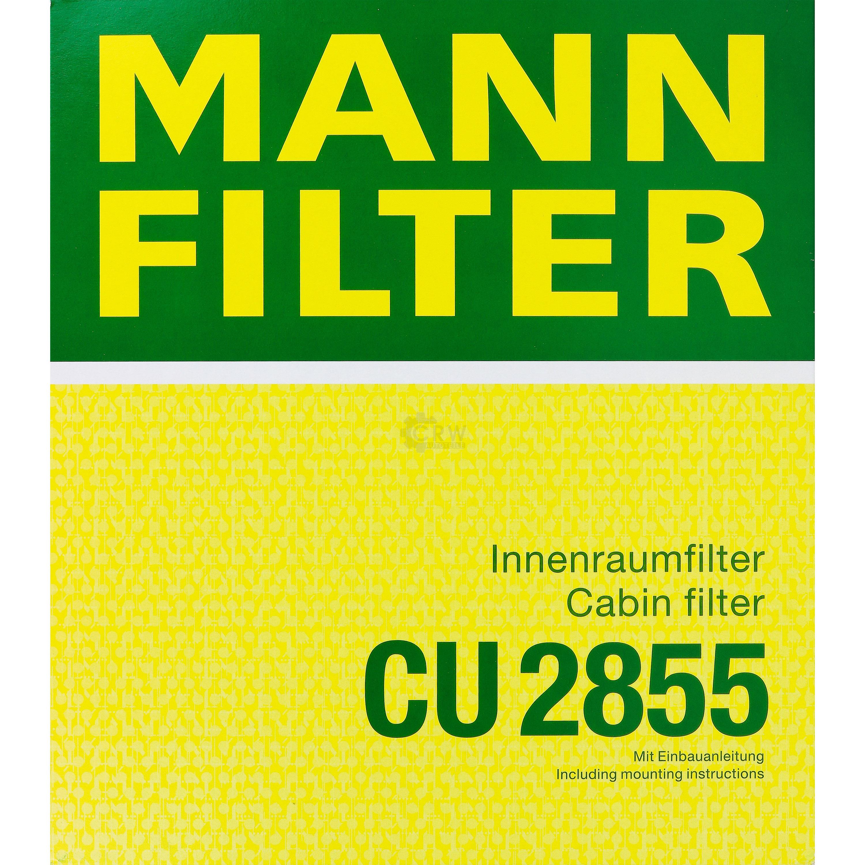 MANN-FILTER Innenraumfilter Pollenfilter CU 2855
