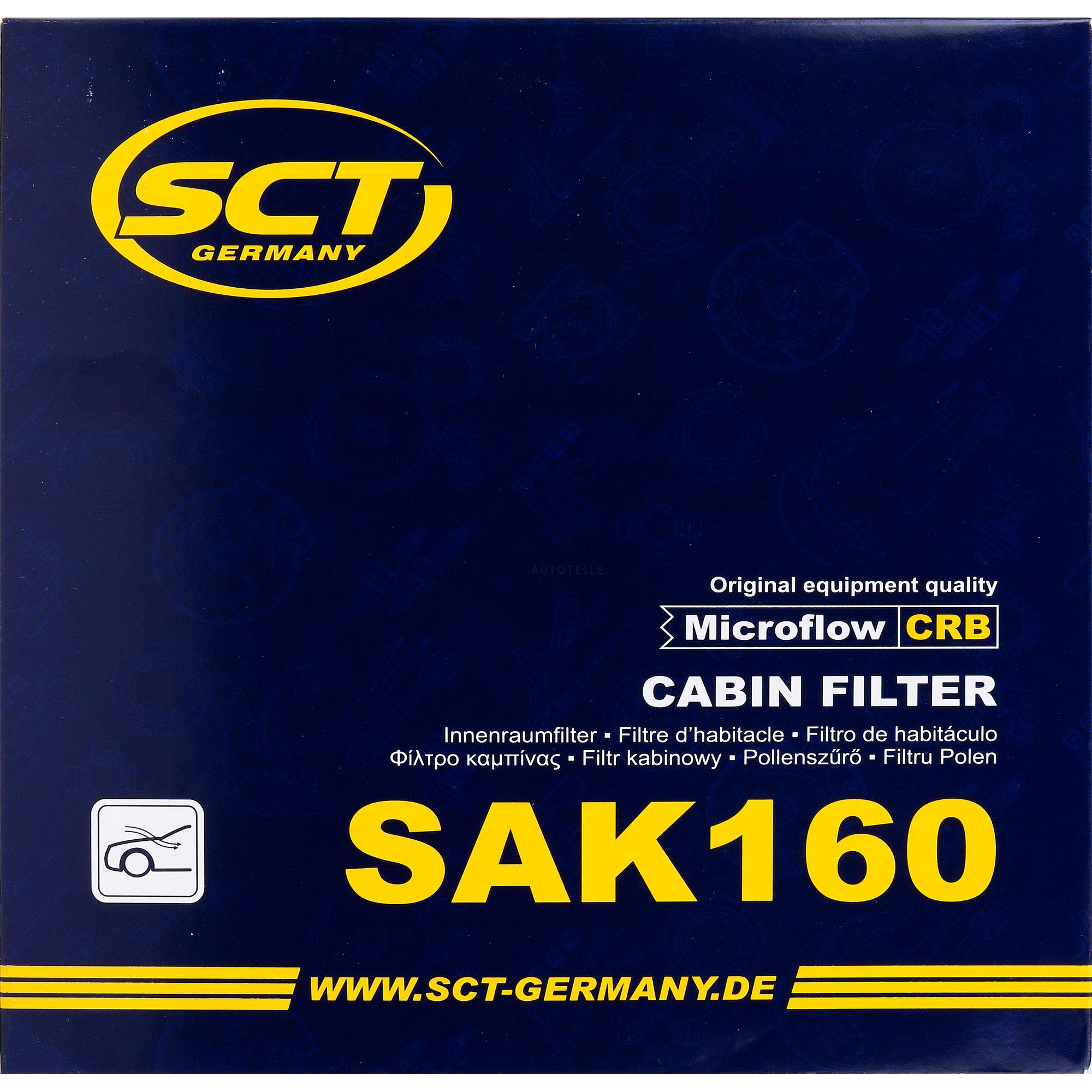 Filter Innenraumluft für Mercedes-Benz M-Klasse W163 ML 270 CDI