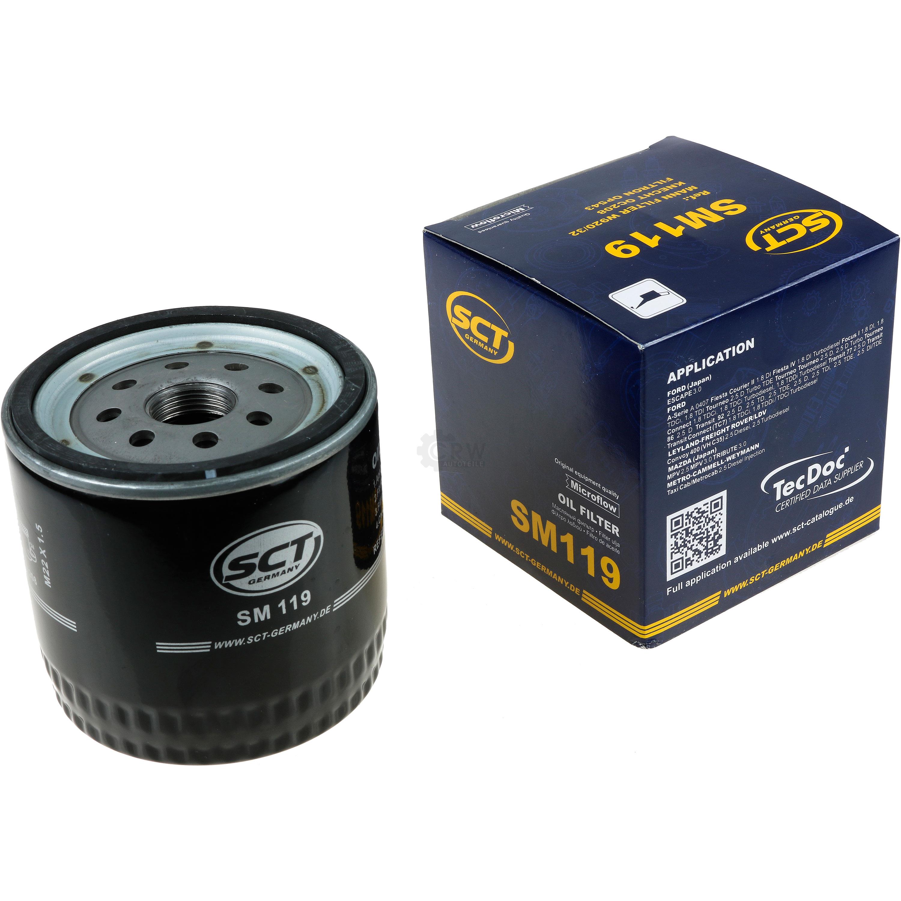 Ölfilter für Ford Transit Connect P65_ P70_ P80_ 1.8 Di Tourneo