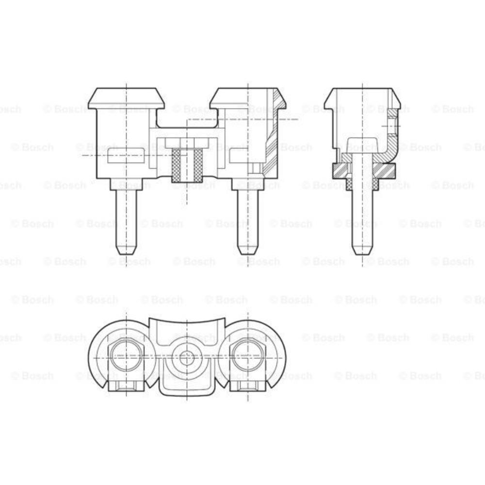 BOSCH Horn für BMW 5er E34 525i 24V 3er E30 323i VW LT 28-46 II Kasten 2DX0AE