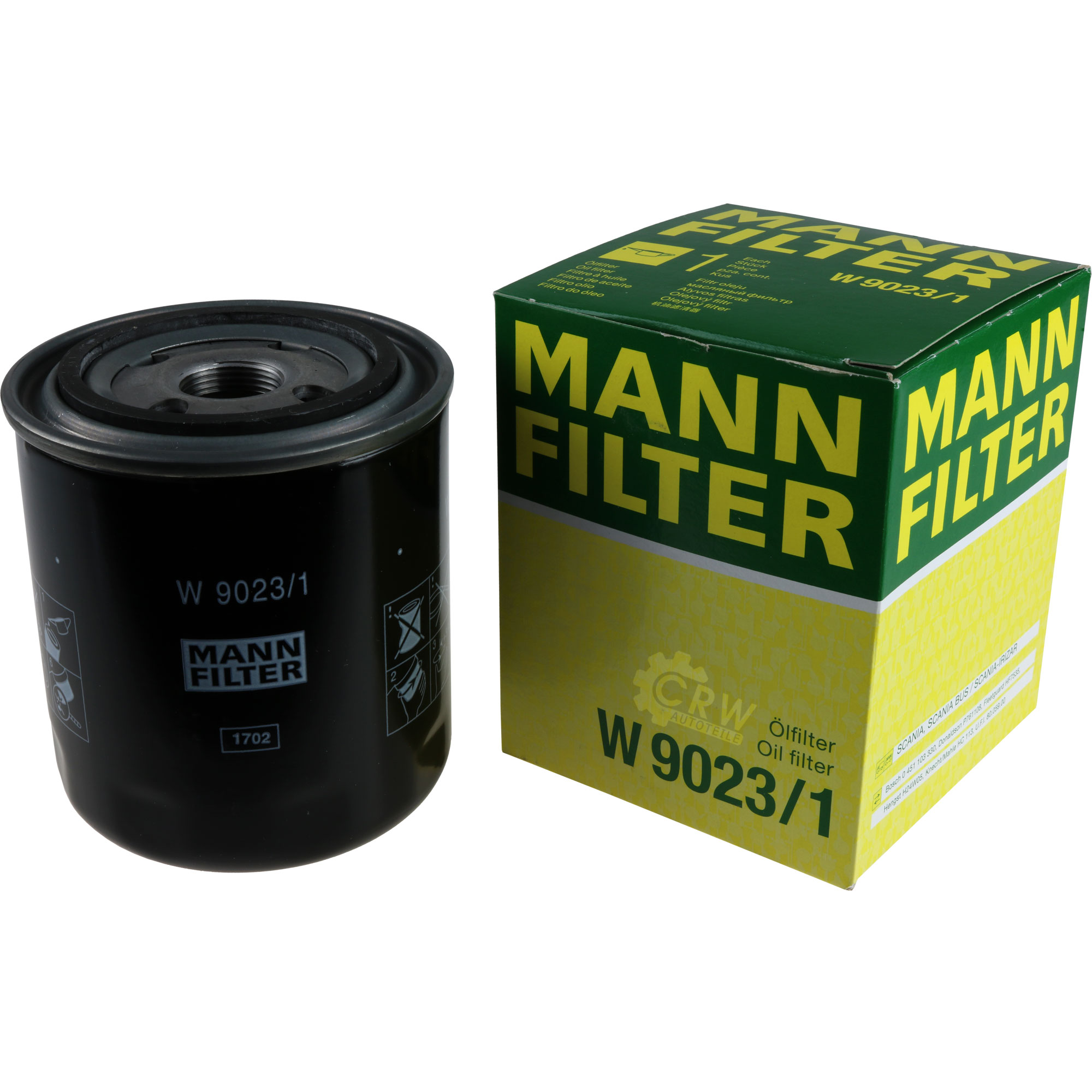 MANN-FILTER Hydraulikfilter für Automatikgetriebe W 9023/1