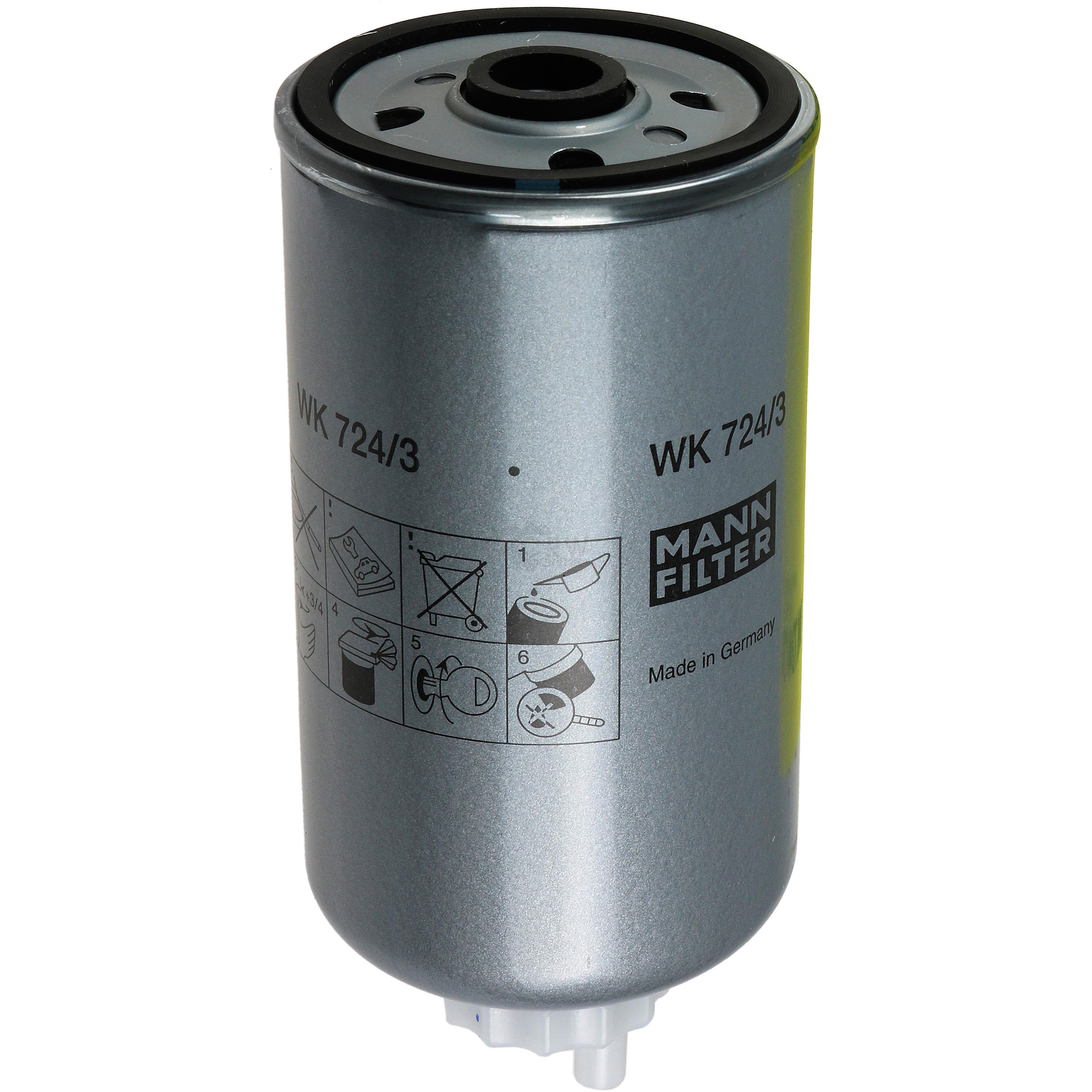 MANN-FILTER Kraftstofffilter WK 724/3 Fuel Filter