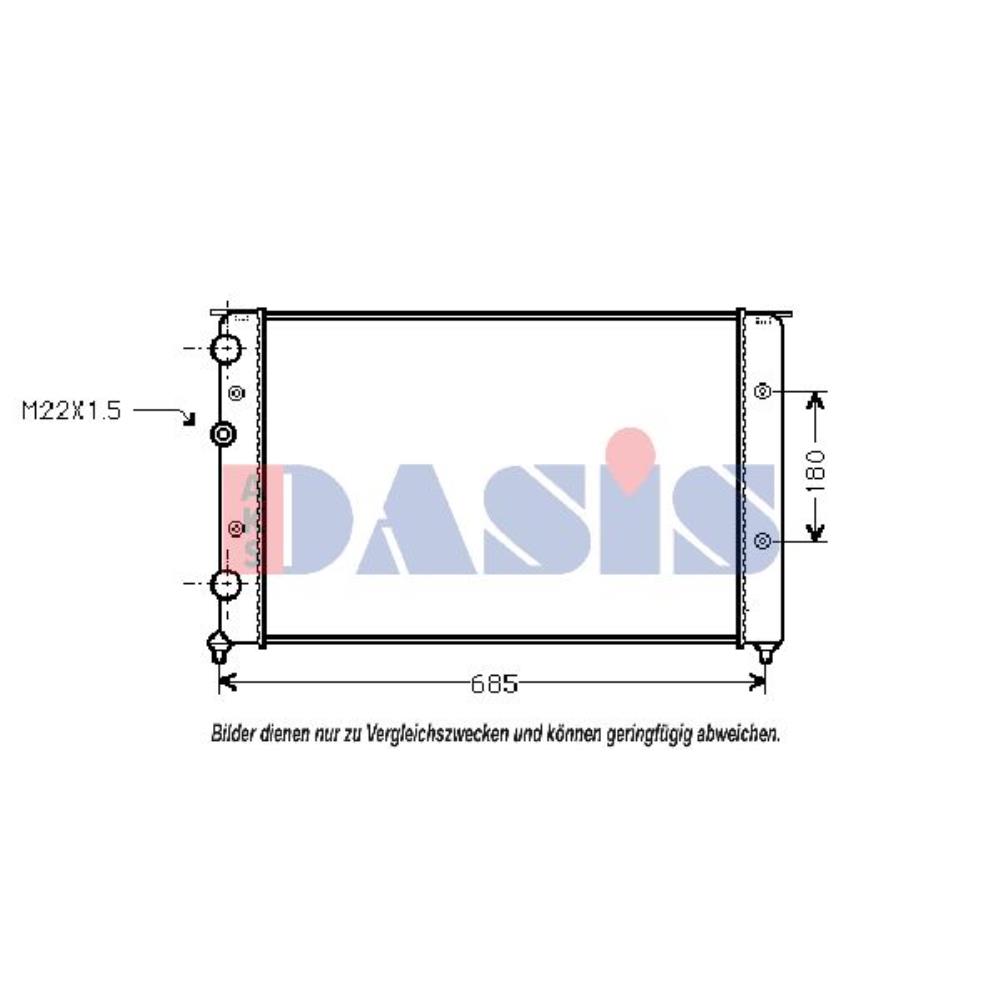 Wasserkühler Motorkühler mechanisch gefügt für VW Polo 6N2 1.4