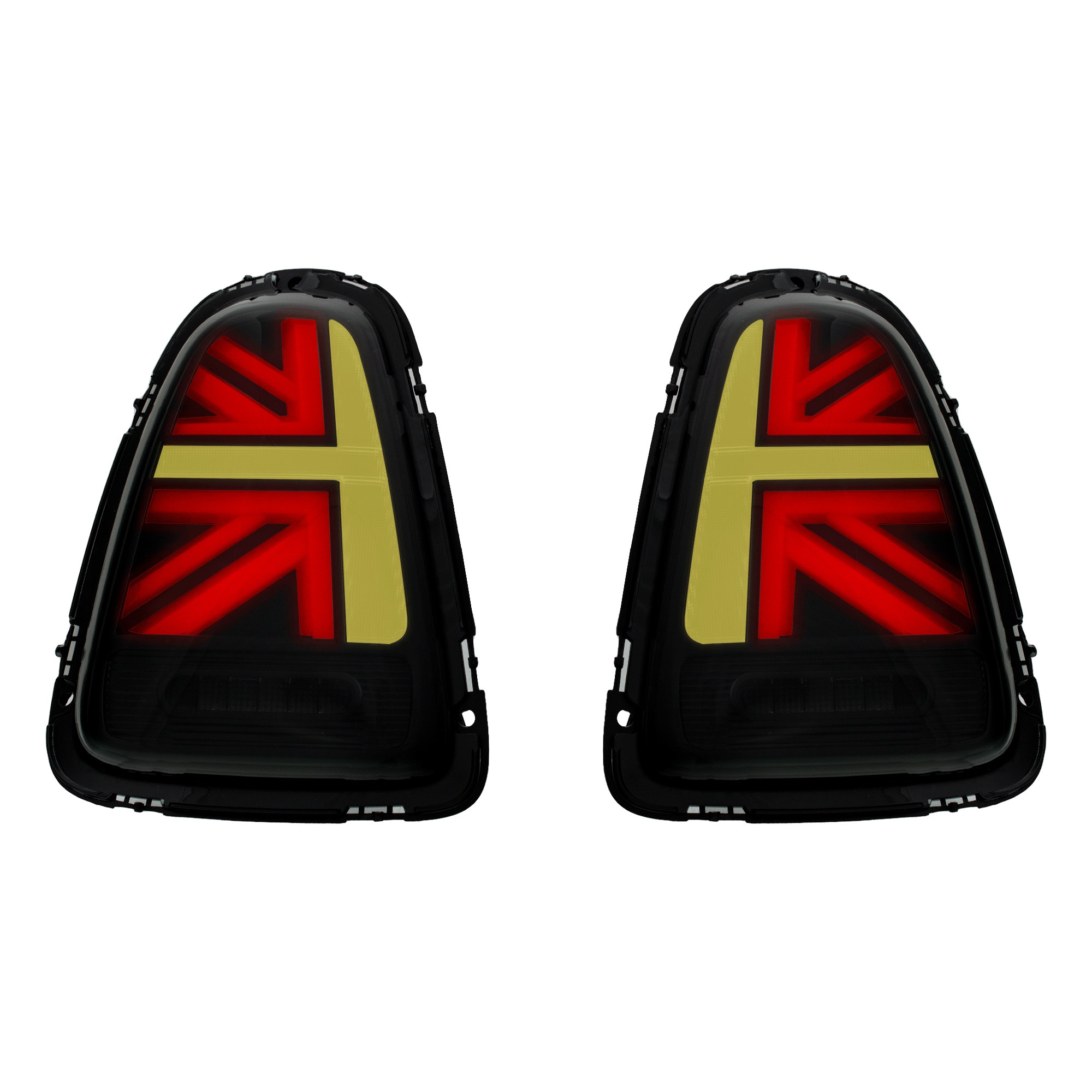 Lightbar LED Rückleuchten für Mini R55 56 57 58 59 Bj.06-13 smoke Union Jack