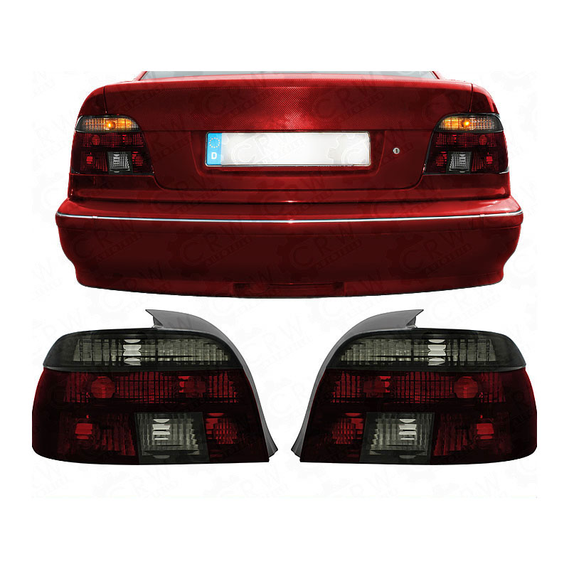 2 x Rückleuchten Heckleuchte für BMW E39 95-00 red/smoke LXO