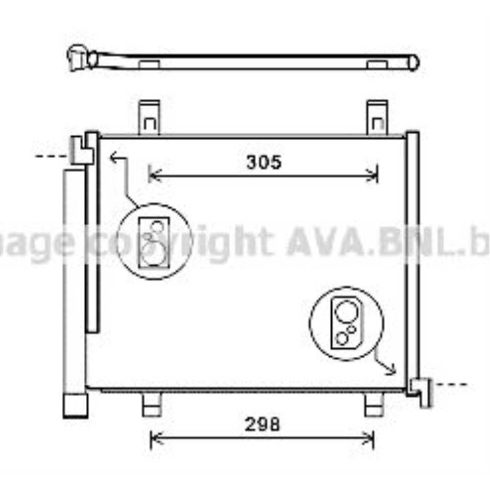 Kondensator Klimaanlage VNA5327D für VW UP 121 122 BL1 BL2 Load Skoda E-Citigo NE1 KF1_ KF1