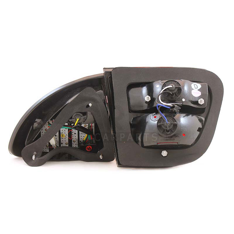 Design Rückleuchten Set links & rechts LED für Seat Leon 99-05 klar rot-wiess