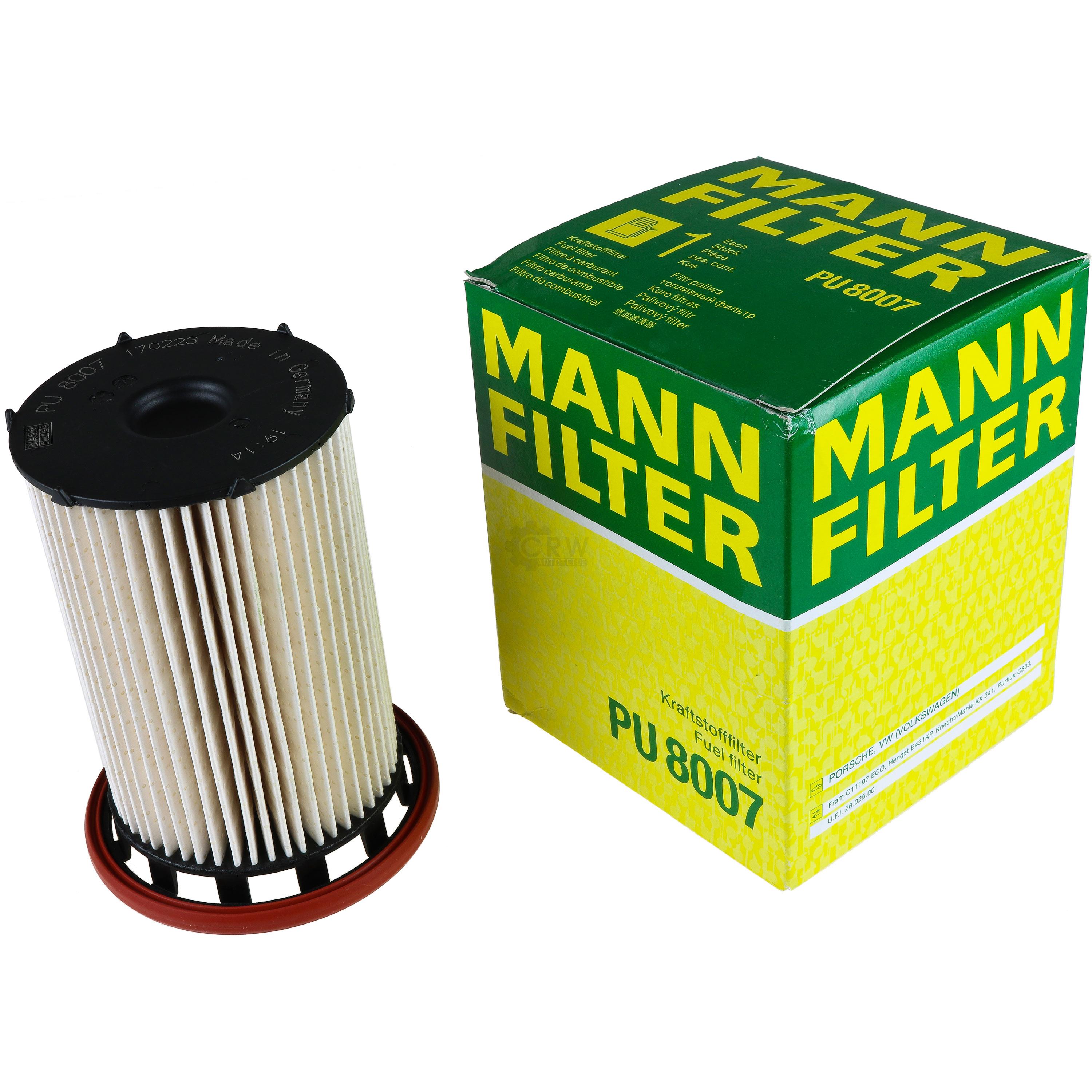 MANN-FILTER Kraftstofffilter PU 8007 Fuel Filter