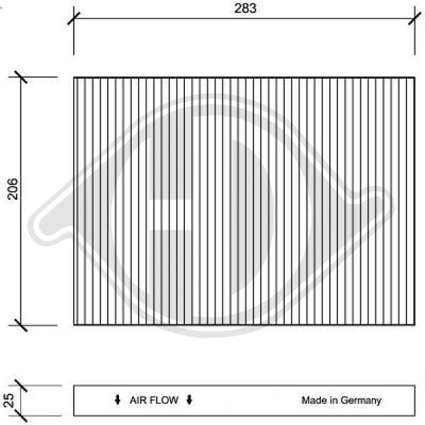 Filter Innenraumluft Innenraumfilter Aktivkohlefilter für VW Golf IV 1J1