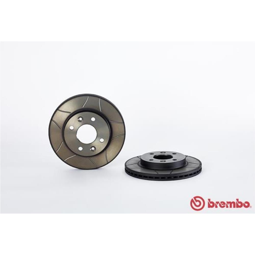 BREMBO Bremsscheibe vorne Ø238 mm Geschlitzt Innenbelüftet für Renault Clio II